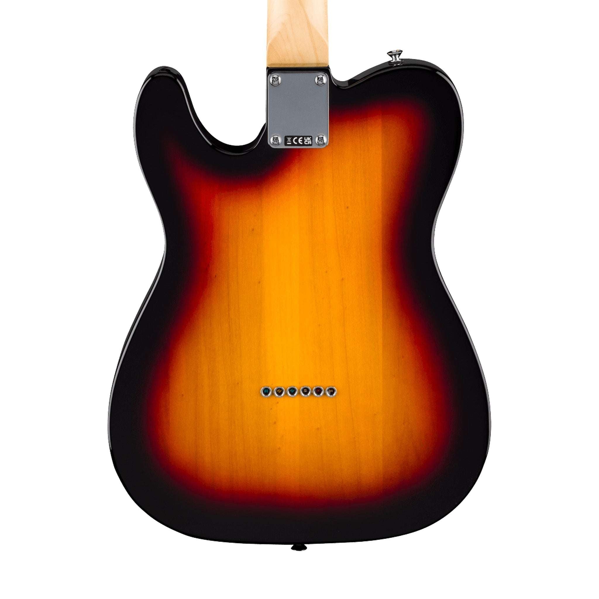 Fender Standard Telecaster Electric Guitar w/White Pickguard, Laurel FB, 3-Color Sunburst