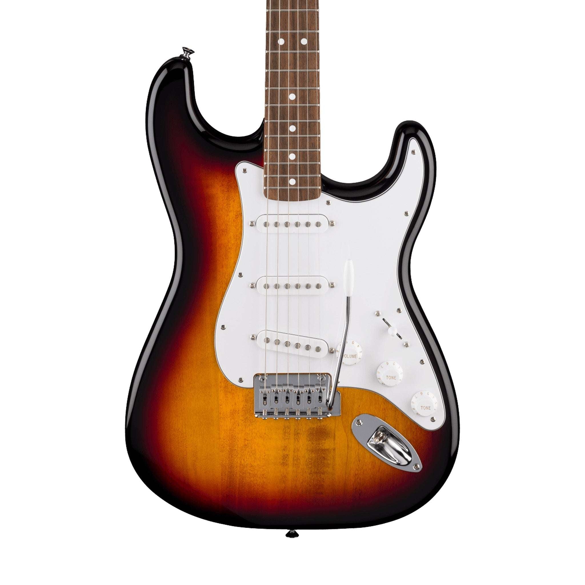Fender Standard Stratocaster Electric Guitar, Laurel FB, 3-Tone Sunburst | Zoso Music Sdn Bhd