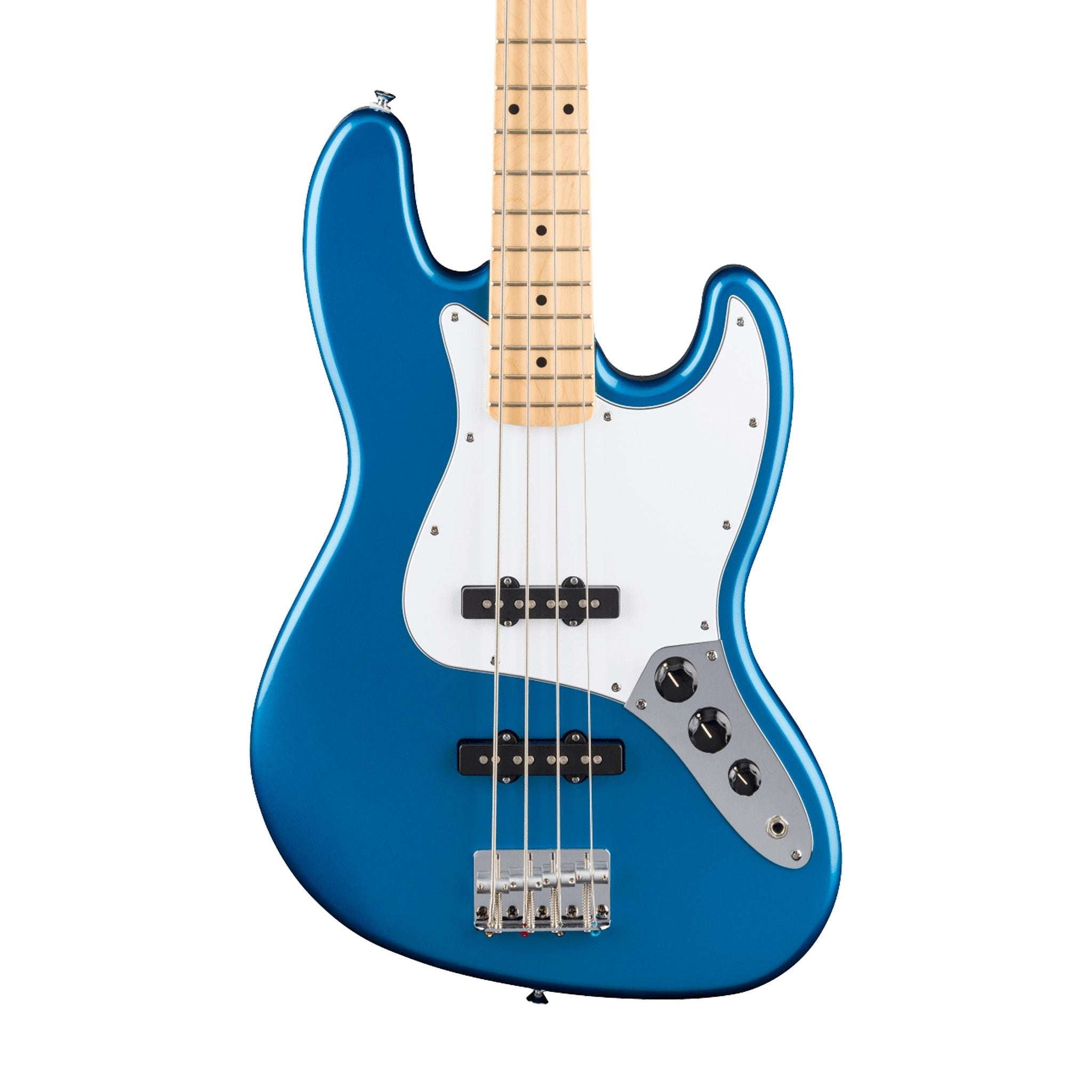 Fender Standard Jazz Bass Guitar w/White Pickguard, Maple FB, Aqua Marine Metallic | Zoso Music Sdn Bhd