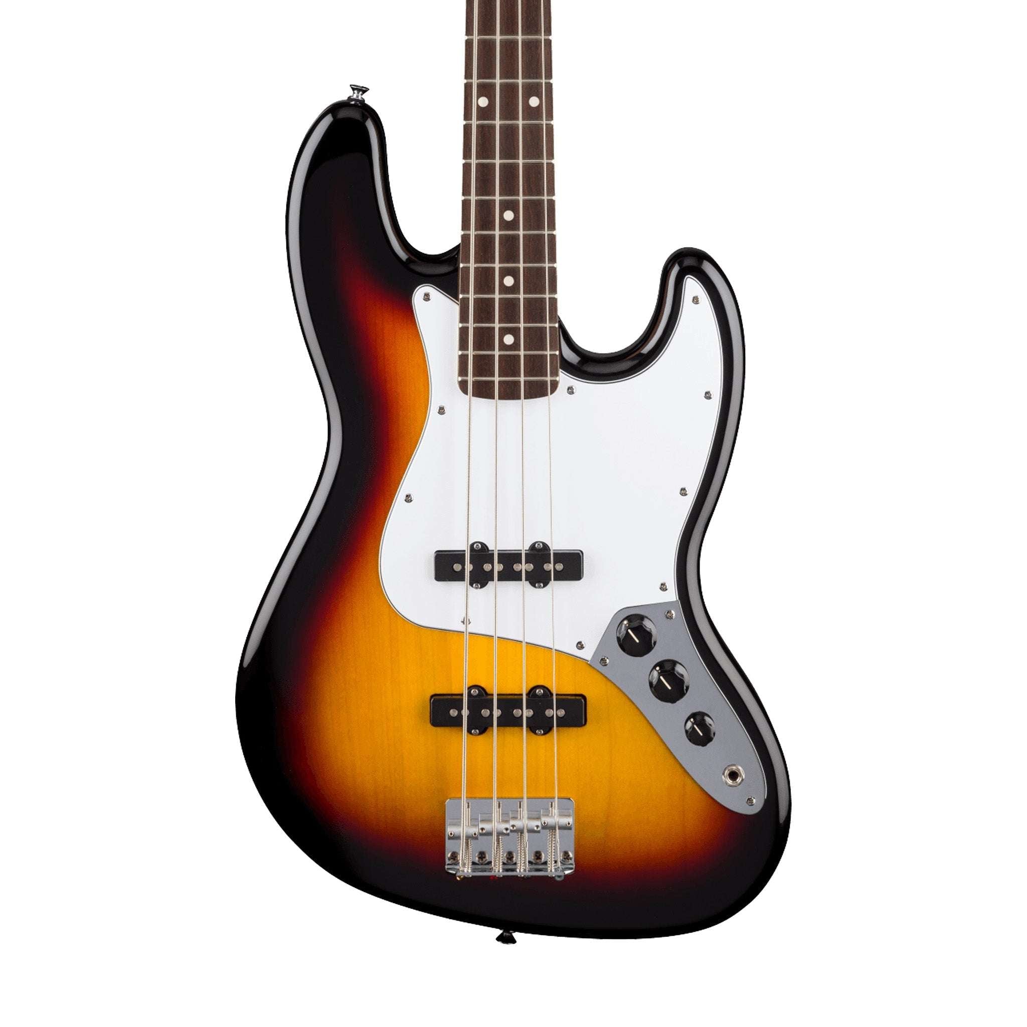 Fender Standard Jazz Bass Guitar, Laurel FB, 3-Color Sunburst | Zoso Music Sdn Bhd