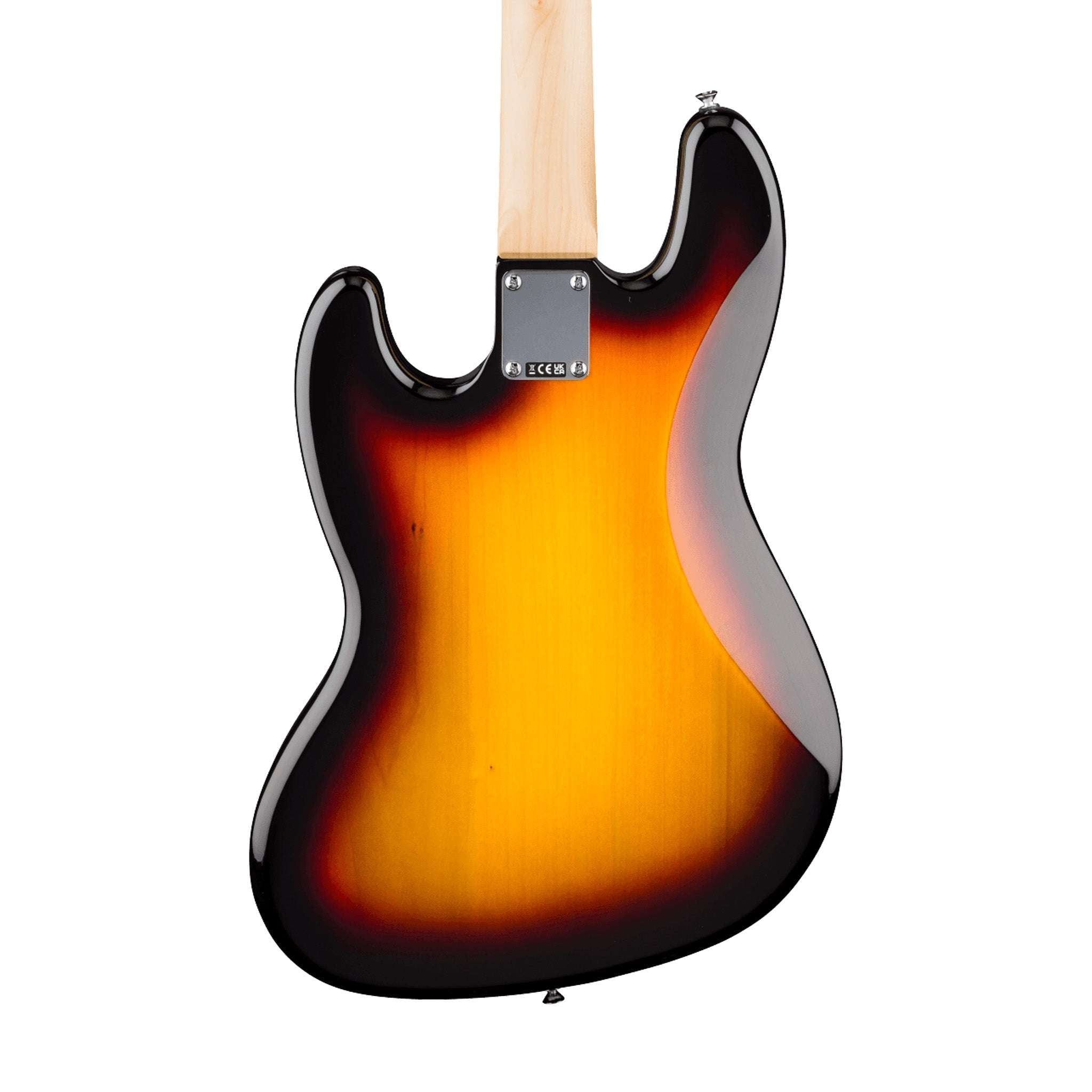 Fender Standard Jazz Bass Guitar, Laurel FB, 3-Color Sunburst
