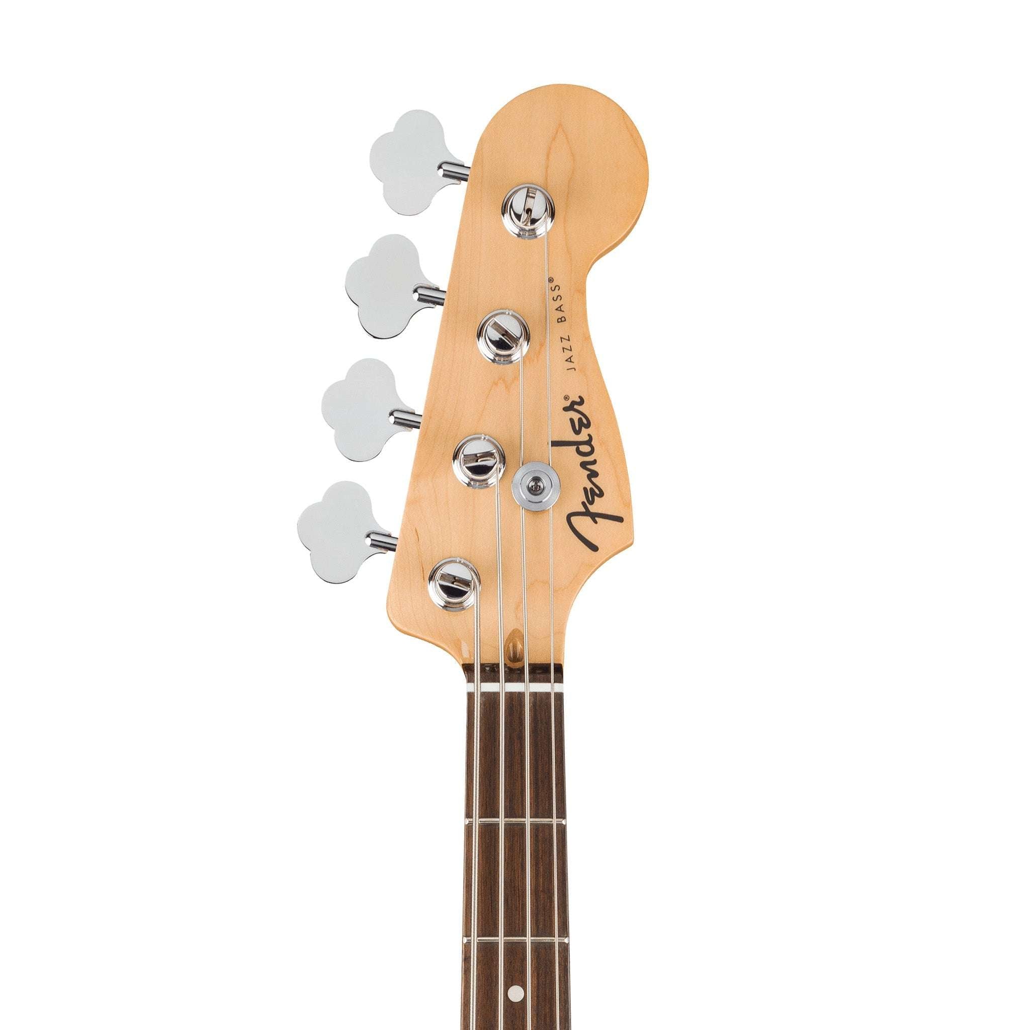 Fender Standard Jazz Bass Guitar, Maple FB, Black