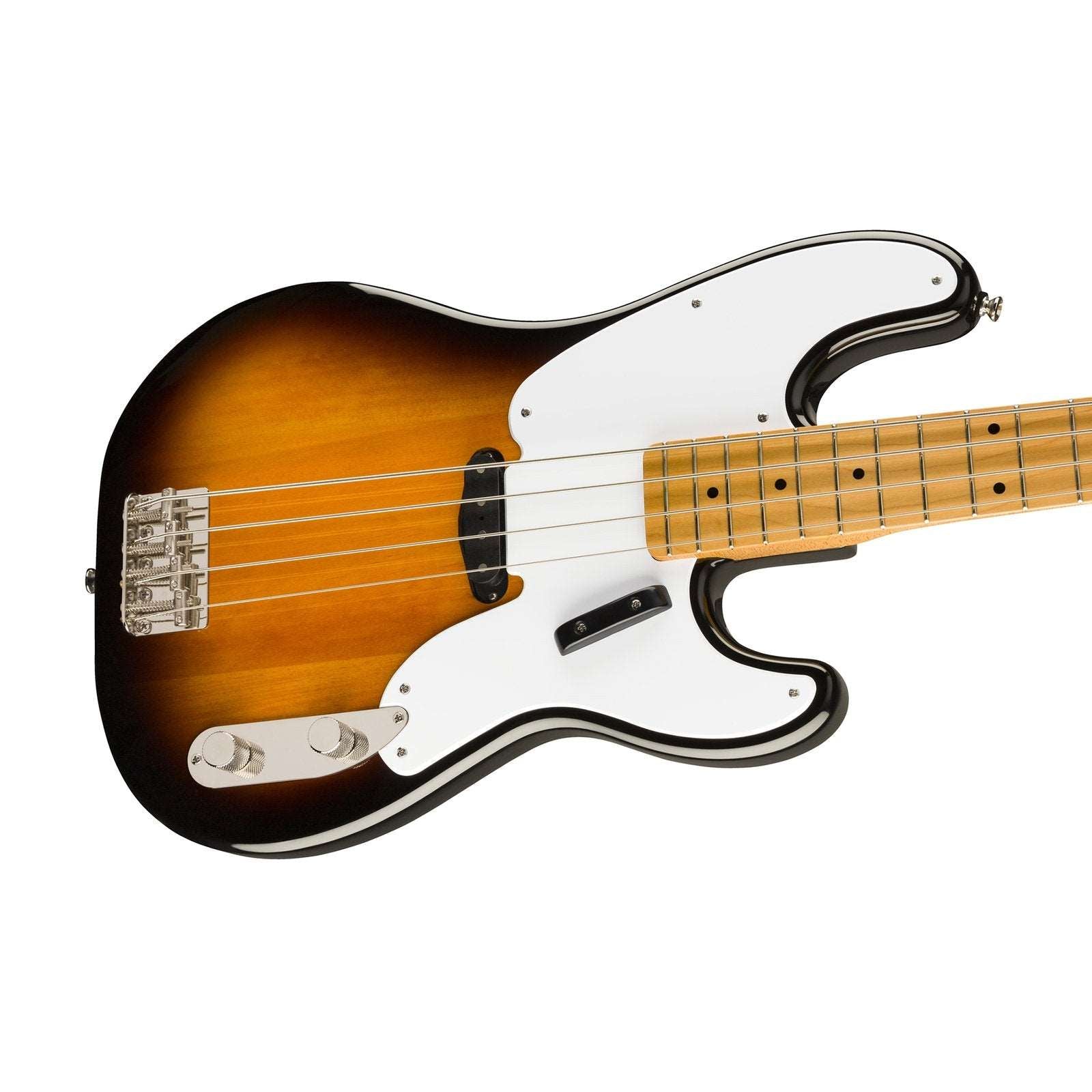 Squier Classic Vibe 50s Precision Bass Guitar, Maple FB, 2-Tone Sunburst, SQUIER BY FENDER, BASS GUITAR, squier-by-fender-bass-guitar-037-4500-503, ZOSO MUSIC SDN BHD
