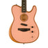 Fender FSR American Acoustasonic Telecaster Guitar w/Bag, Ebony FB, Shell Pink