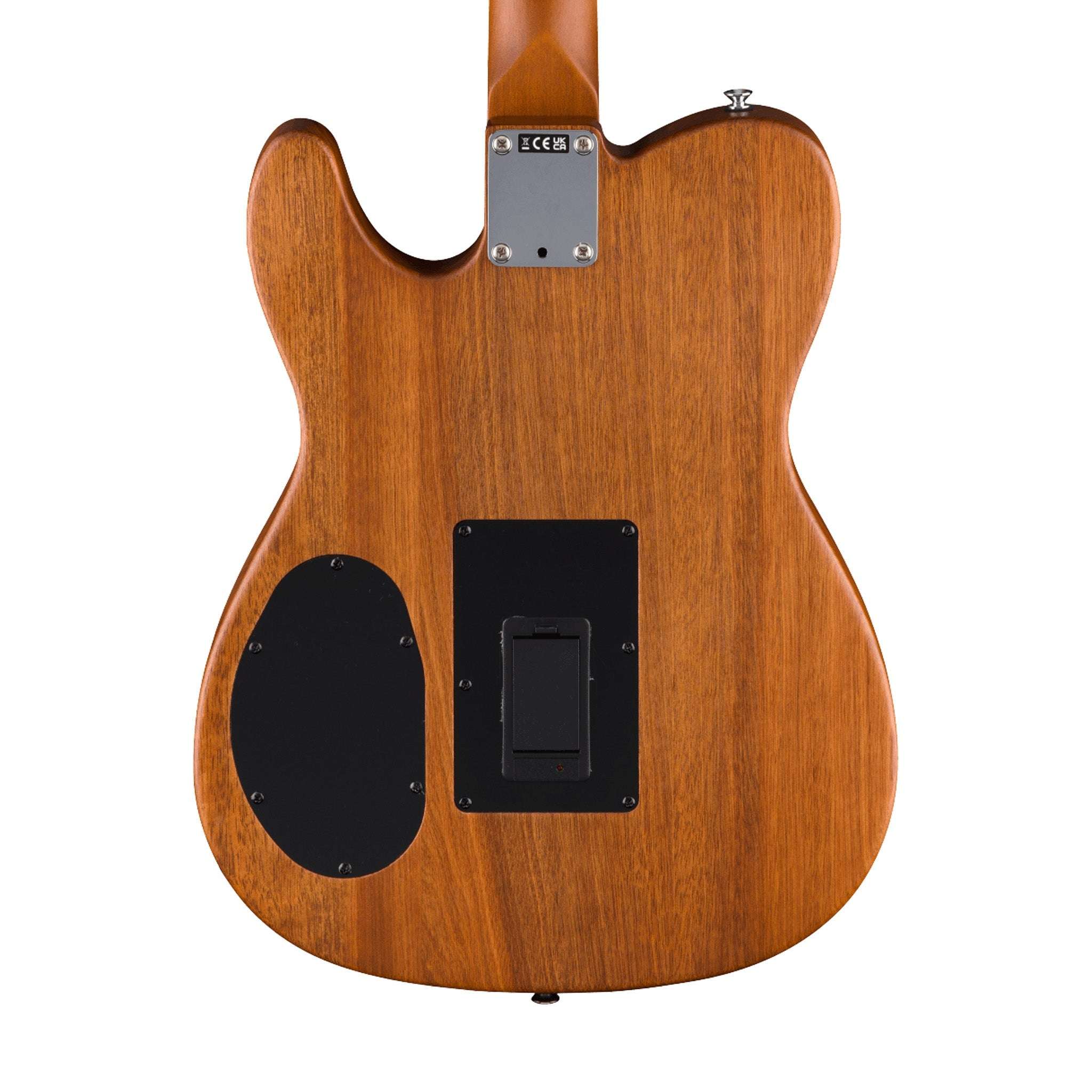Fender Acoustasonic Standard Telecaster Electric Guitar, RW FB, Aged Natural