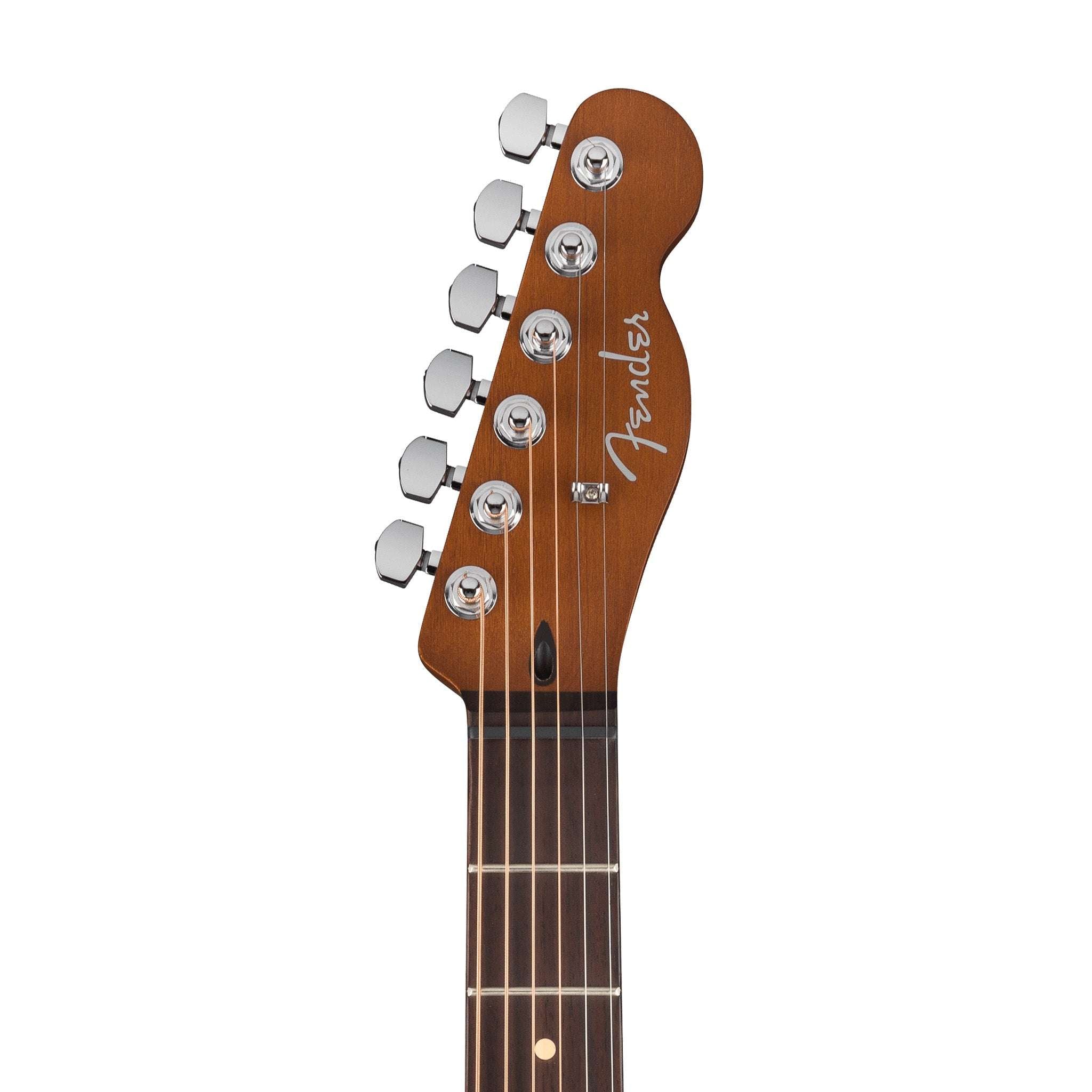 Fender Acoustasonic Standard Telecaster Electric Guitar, RW FB, Honey Burst