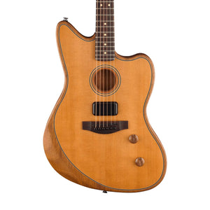 Fender Standard Acoustasonic Jazzmaster Guitar, RW FB, Aged Natural | Zoso Music Sdn Bhd