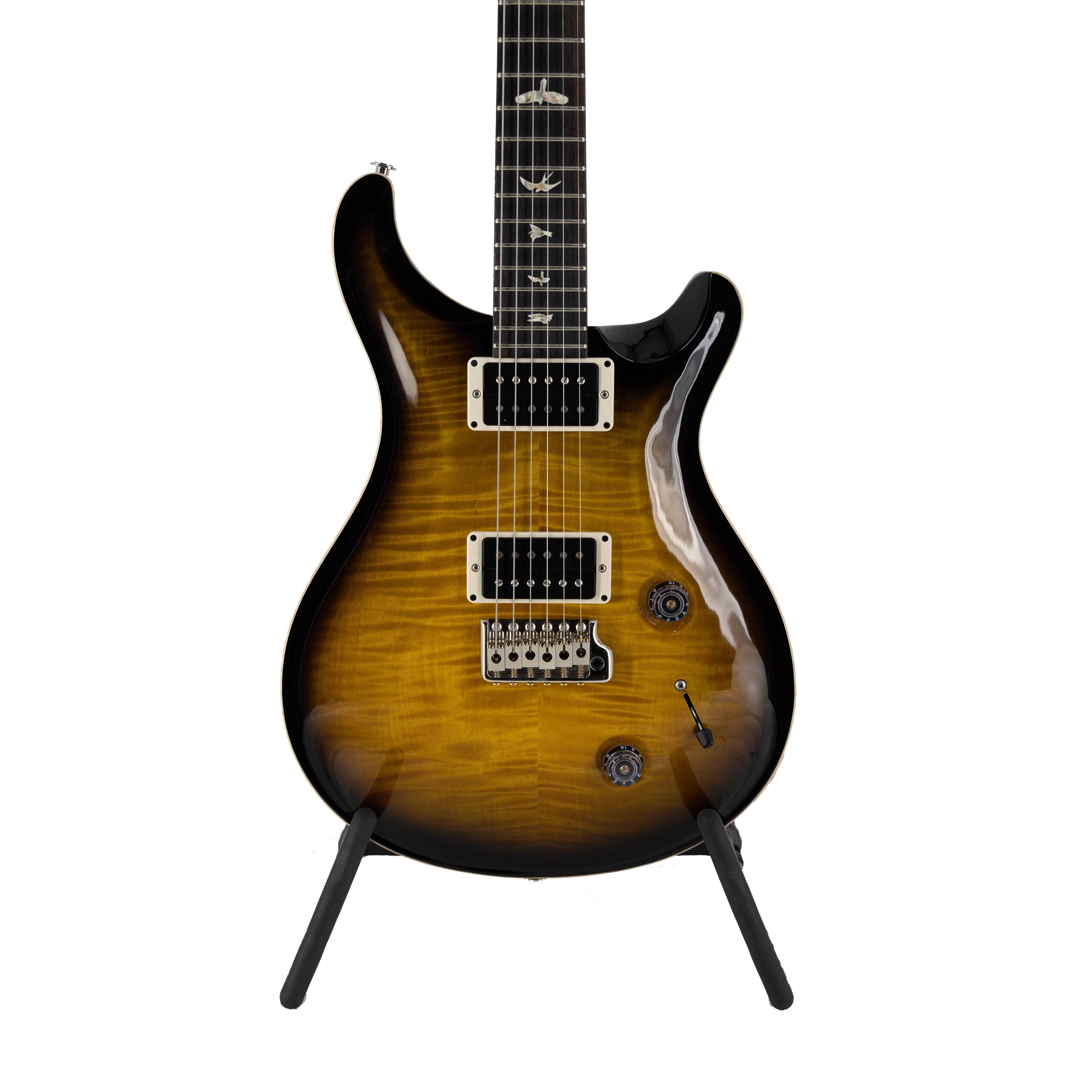 PRS Custom 22 Electric Guitar w/Case, Black Gold Smokewrap Burst - Zoso Music