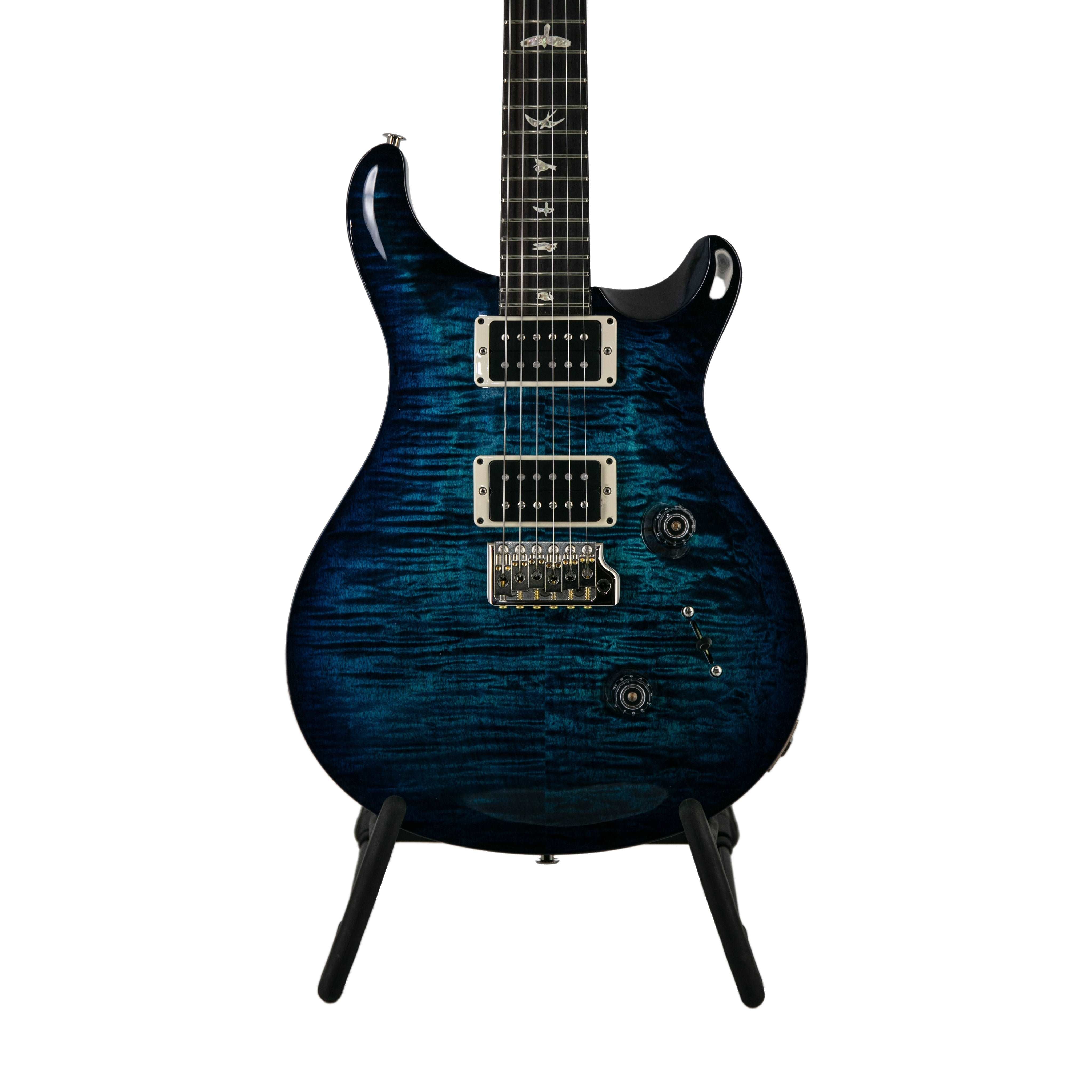 PRS Custom 24 Electric Guitar w/Case, Custom Color, Faded Blue Burst
