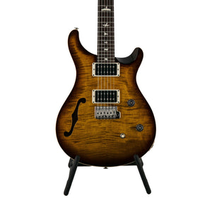 PRS CE24 Semi-Hollow Electric Guitar w/Bag, Custom Color, Amber Burst - Zoso Music