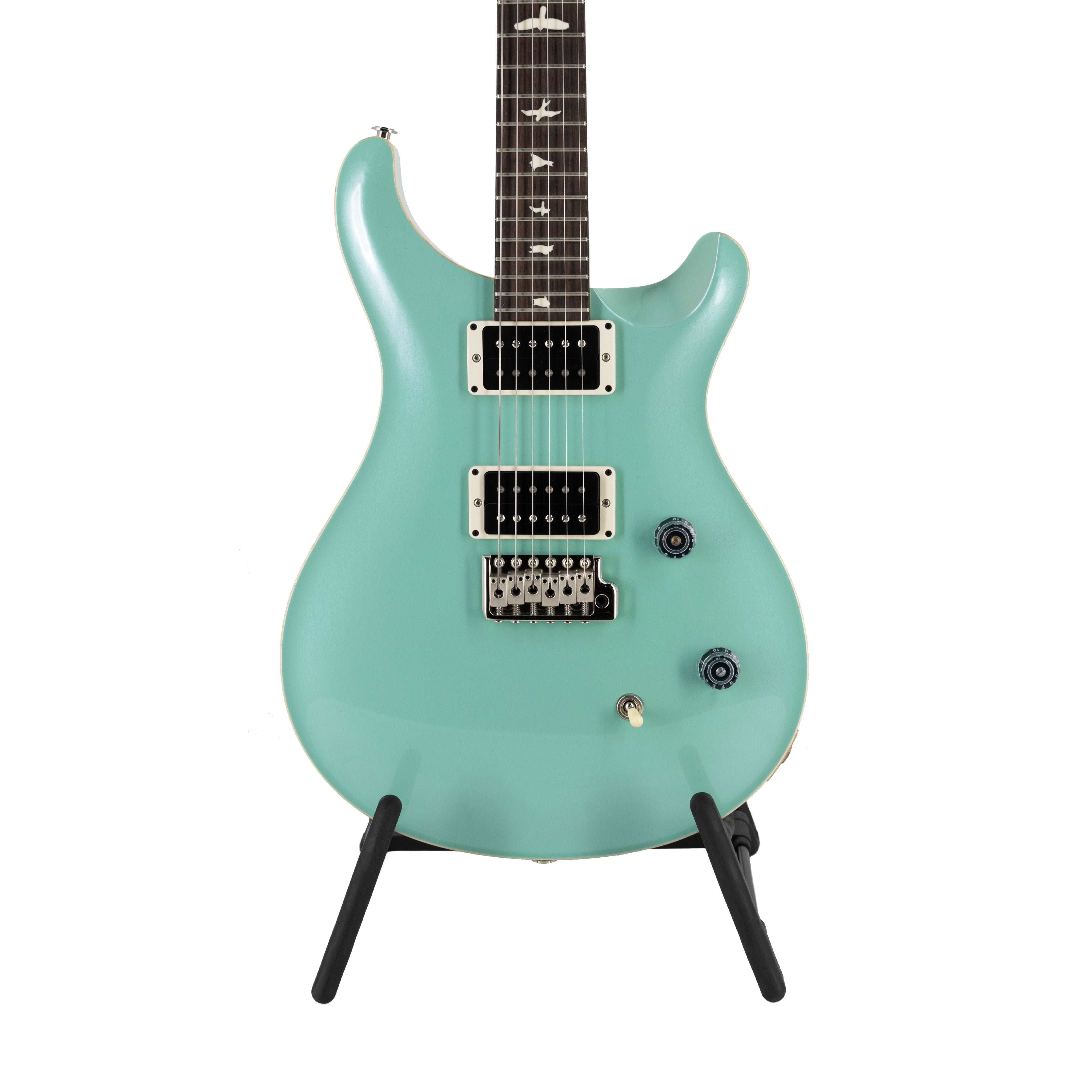 PRS CE24 Electric Guitar w/Bag, Custom Color, Frost Green Metallic - Zoso Music