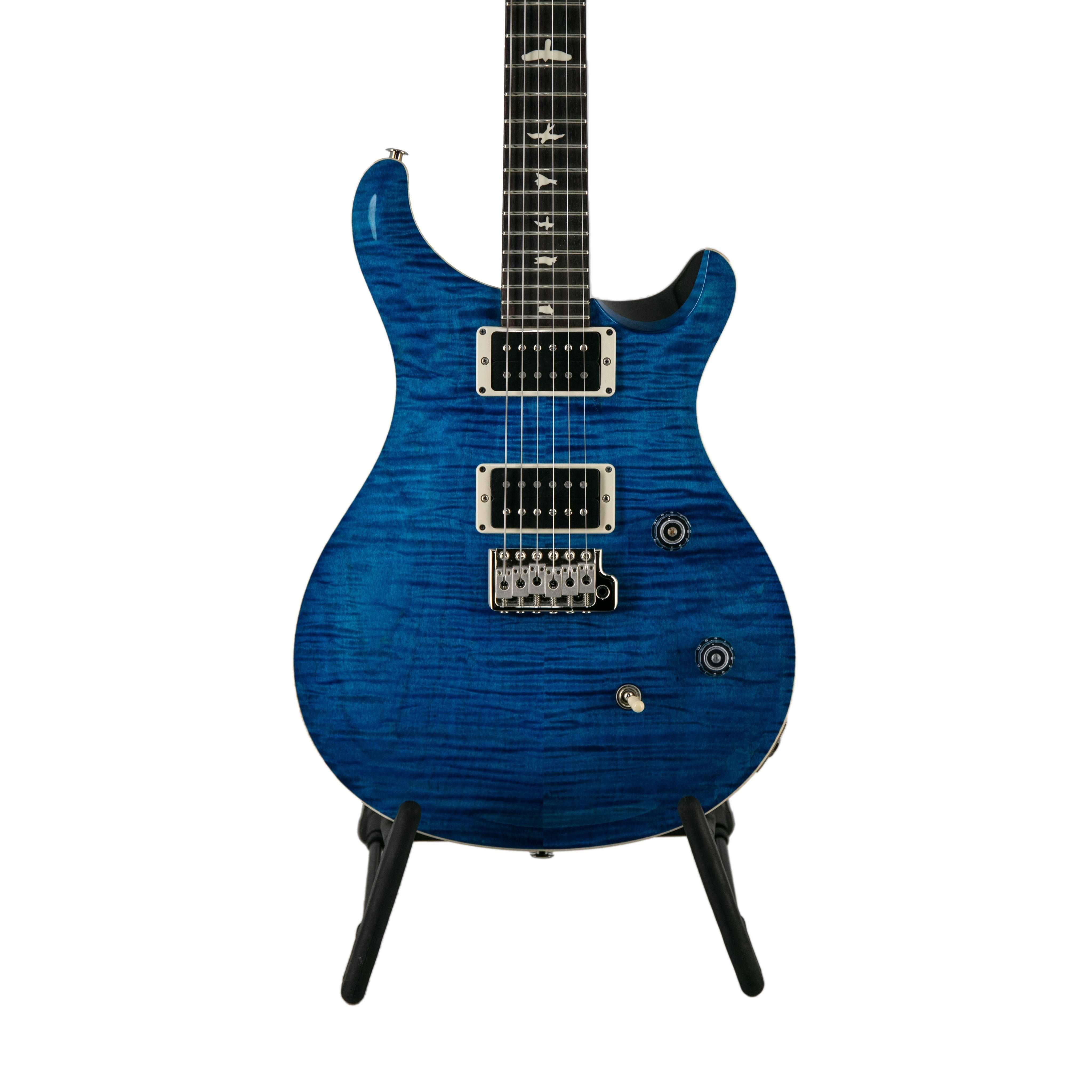 PRS CE24 Electric Guitar w/Bag, Custom Color, Blue Matteo Burst