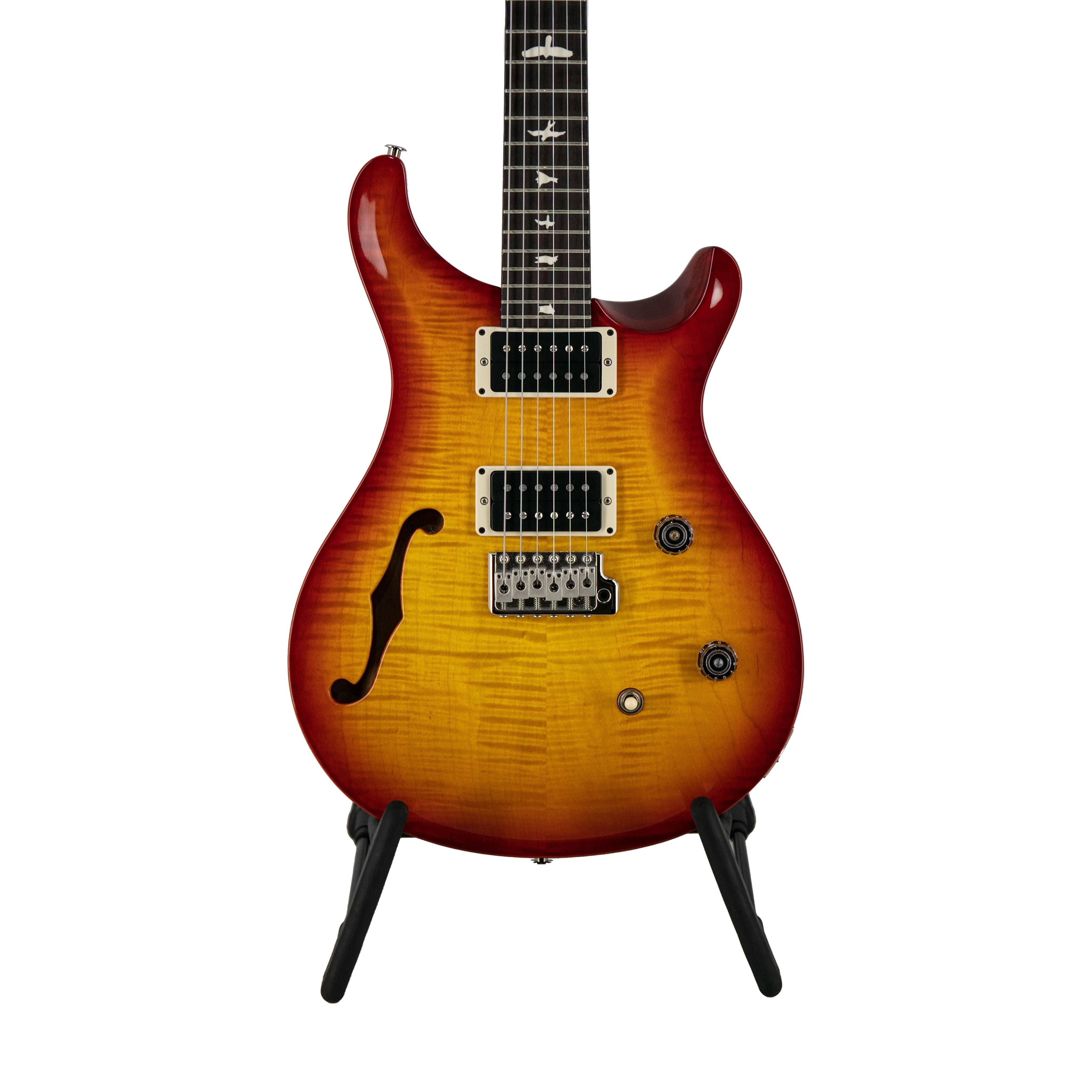PRS CE24 Semi-Hollow Electric Guitar w/Bag, Custom Color, Cherry Sunburst - Zoso Music