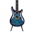 PRS Custom 24 Quilt 10-Top Electric Guitar w/ Pattern Thin Neck, Aquableux Purple Burst - Zoso Music