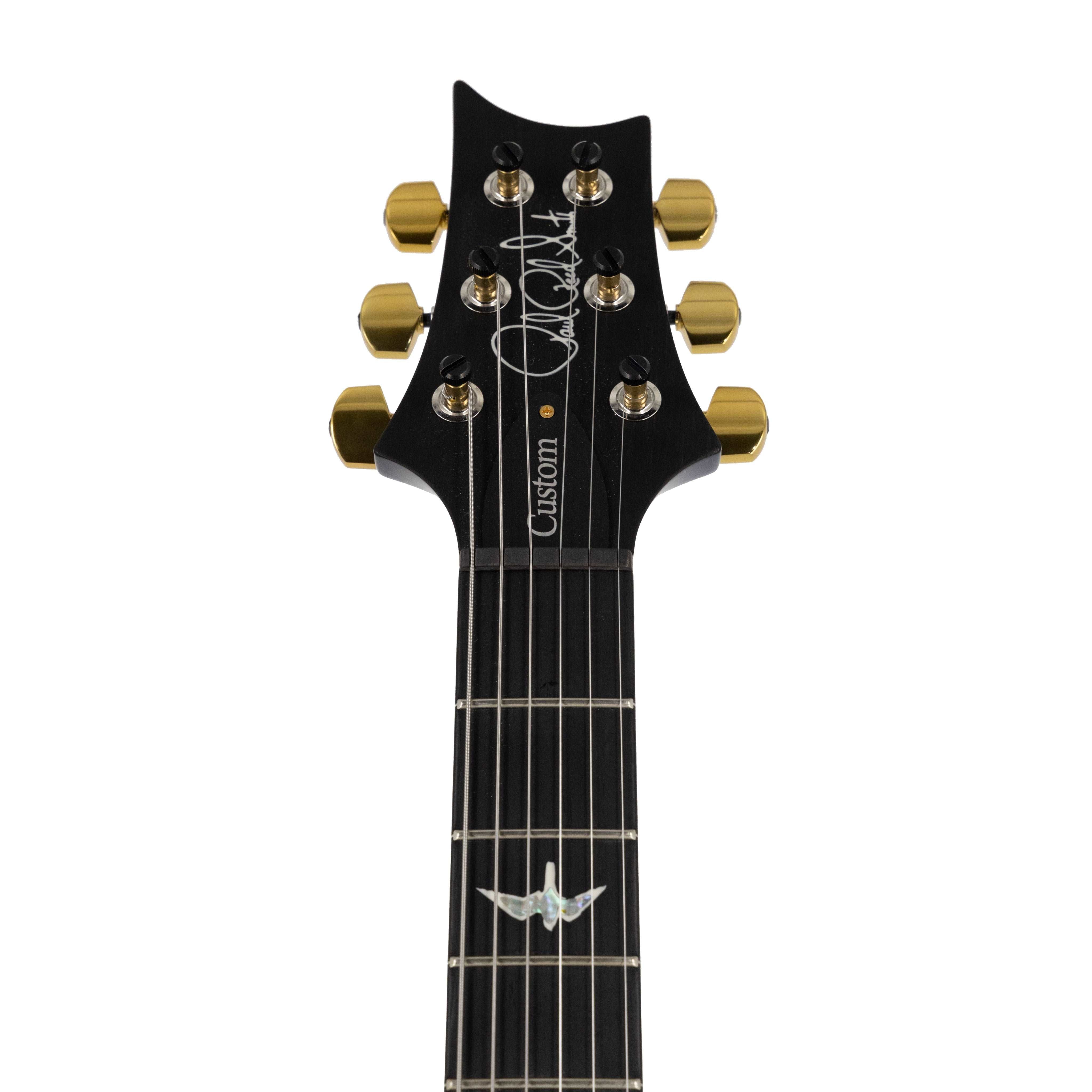 PRS Custom 24 Quilt 10-Top Electric Guitar w/ Pattern Thin Neck, Aquableux Purple Burst - Zoso Music