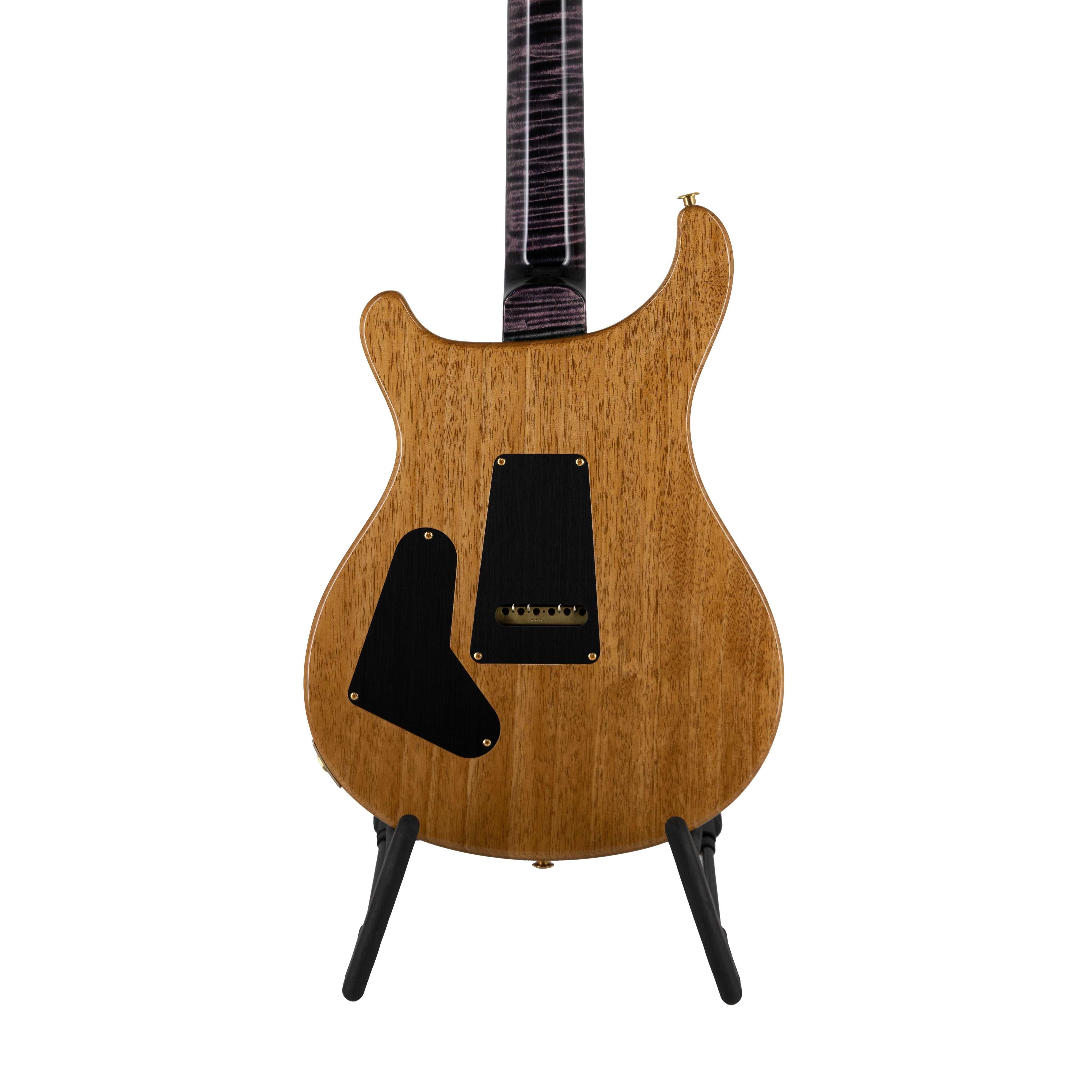 PRS Custom 24 Quilt 10-Top Electric Guitar w/ Pattern Thin Neck, Purple Iris - Zoso Music