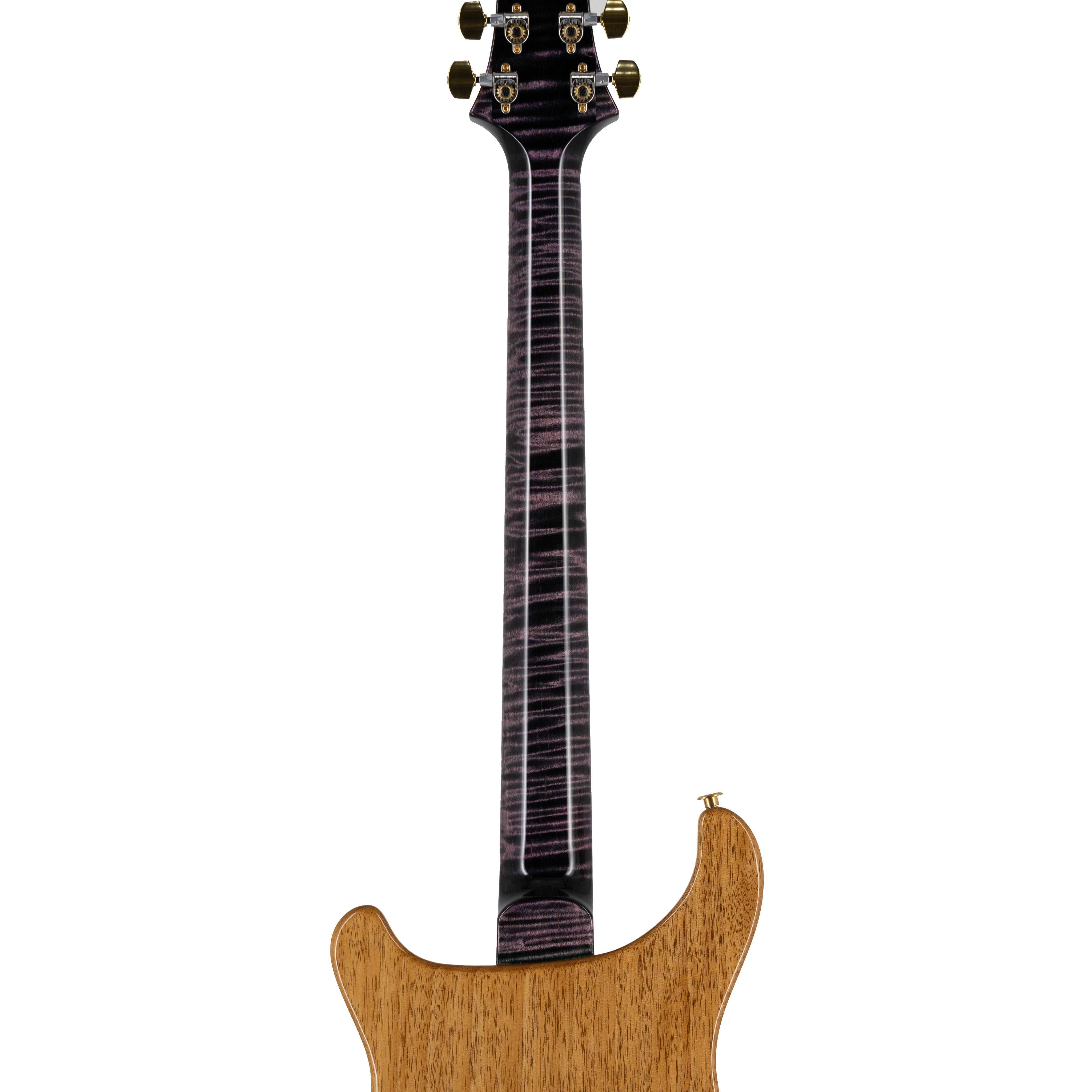 PRS Custom 24 Quilt 10-Top Electric Guitar w/ Pattern Thin Neck, Purple Iris - Zoso Music