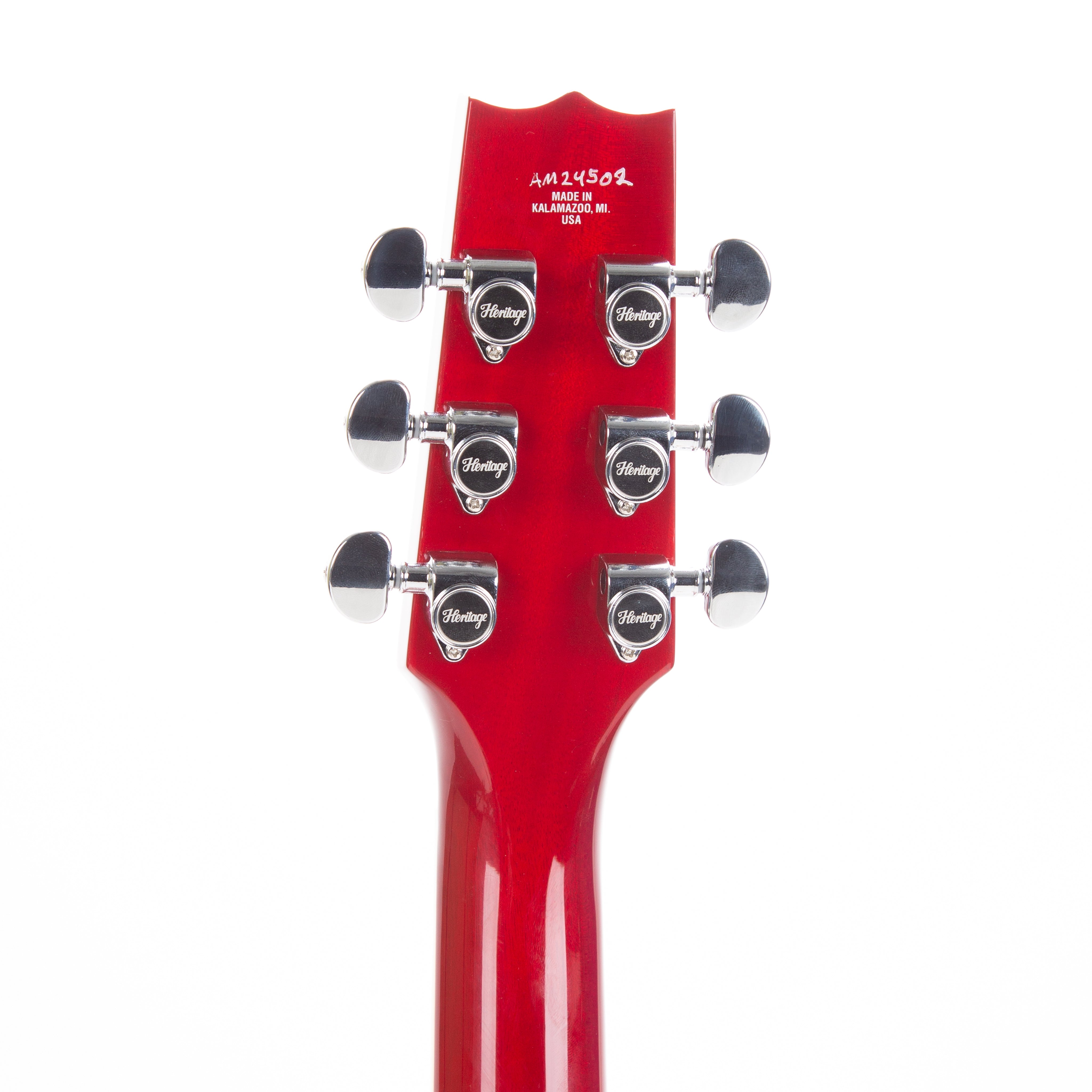 Heritage Standard H-535 Semi-Hollow Electric Guitar with Case, Trans Cherry |  HERITAGE |  ELECTRIC GUITAR |  Zoso Music