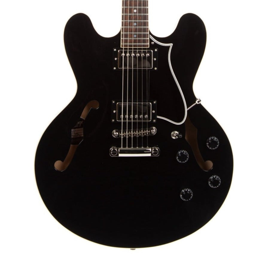 Heritage Standard H-535 Semi-Hollow Electric Guitar with Case, Ebony | Zoso Music Sdn Bhd