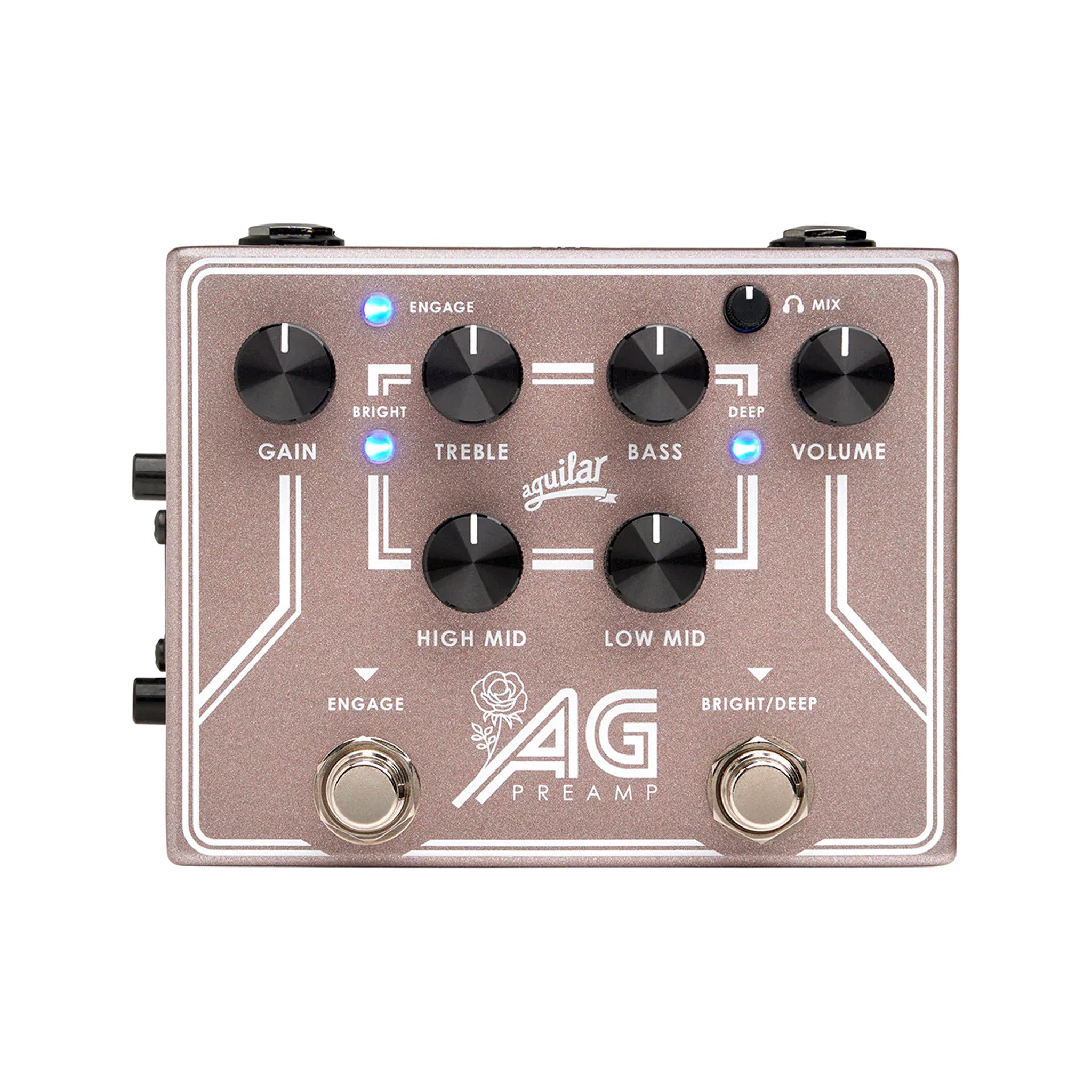 Aguilar AG Bass Preamp Pedal, Limited Edition Breast Cancer Awareness Month | Zoso Music Sdn Bhd