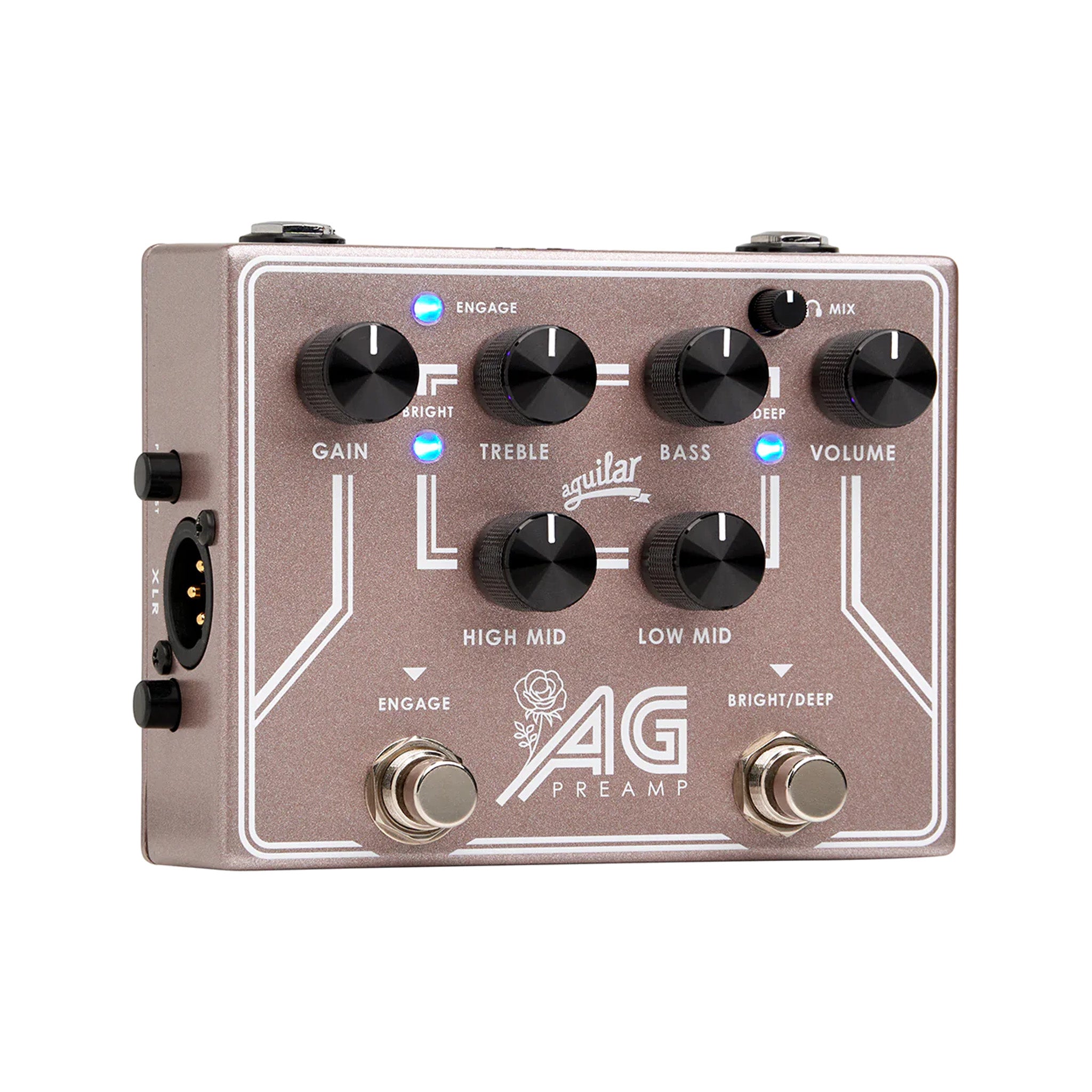 Aguilar AG Bass Preamp Pedal, Limited Edition Breast Cancer Awareness Month |  AGUILAR |  MULTI-EFFECTS |  Zoso Music