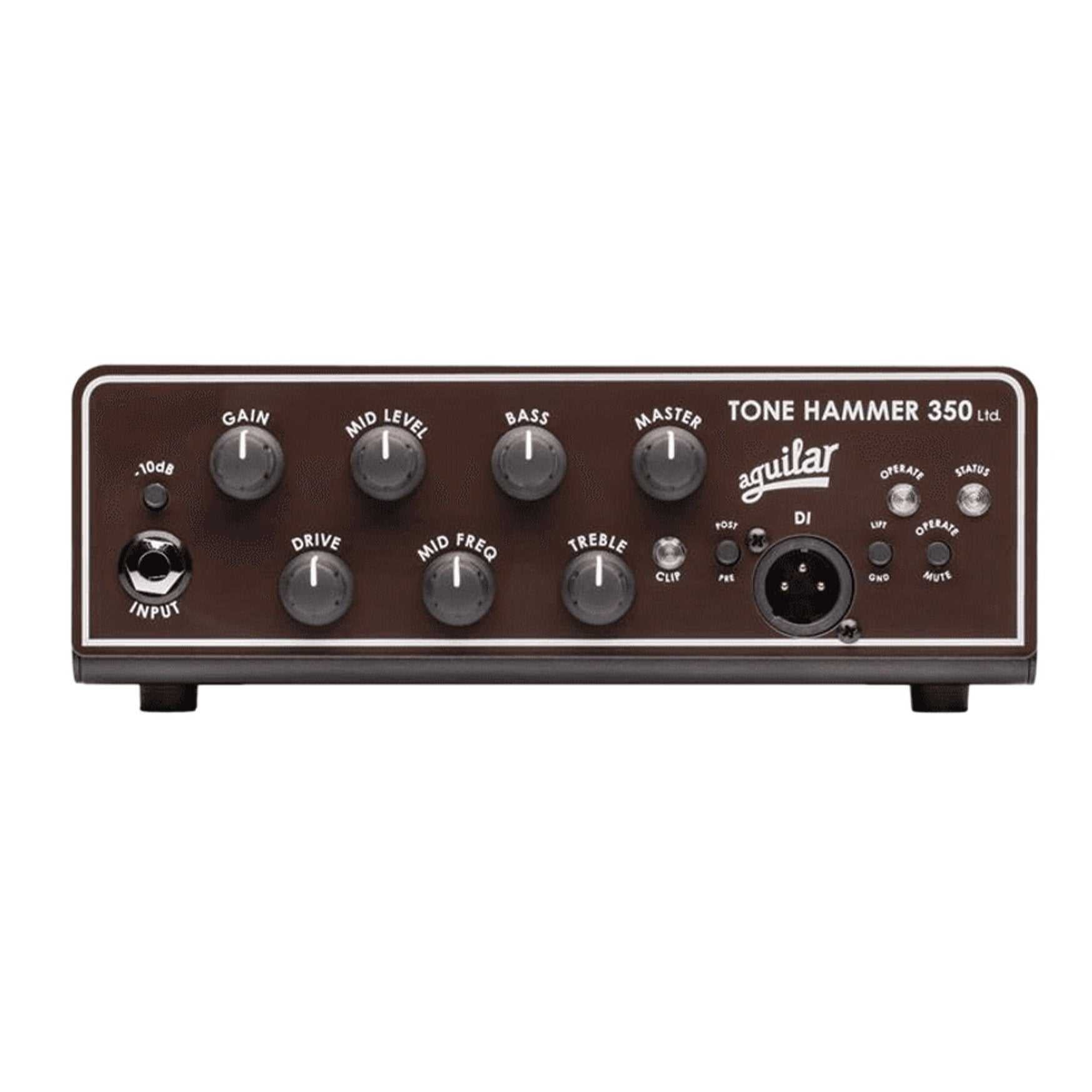 Aguilar Tone Hammer 350 Super Light 350W Bass Amplifier Head, Chocolate Brown | Zoso Music Sdn Bhd