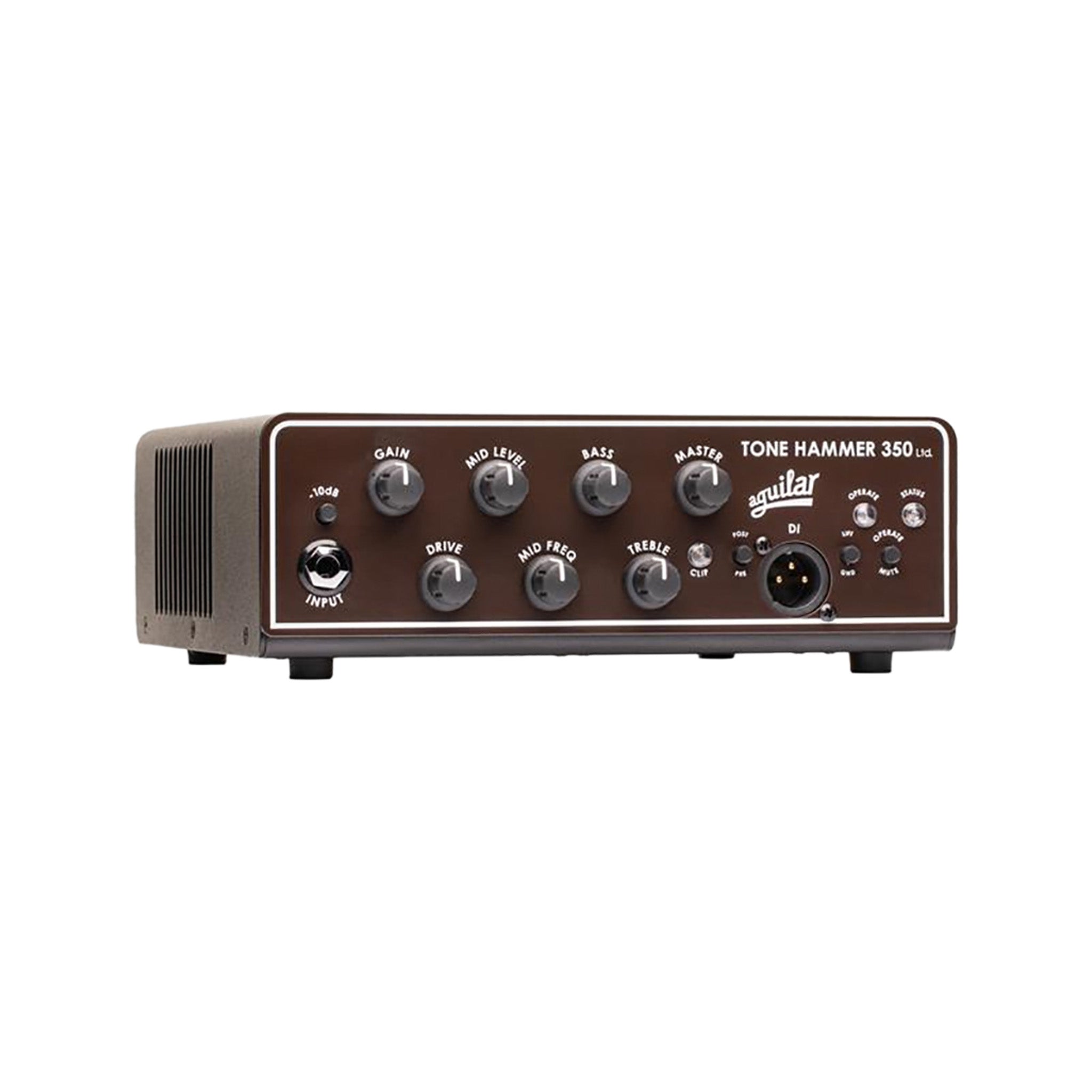 Aguilar Tone Hammer 350 Super Light 350W Bass Amplifier Head, Chocolate Brown