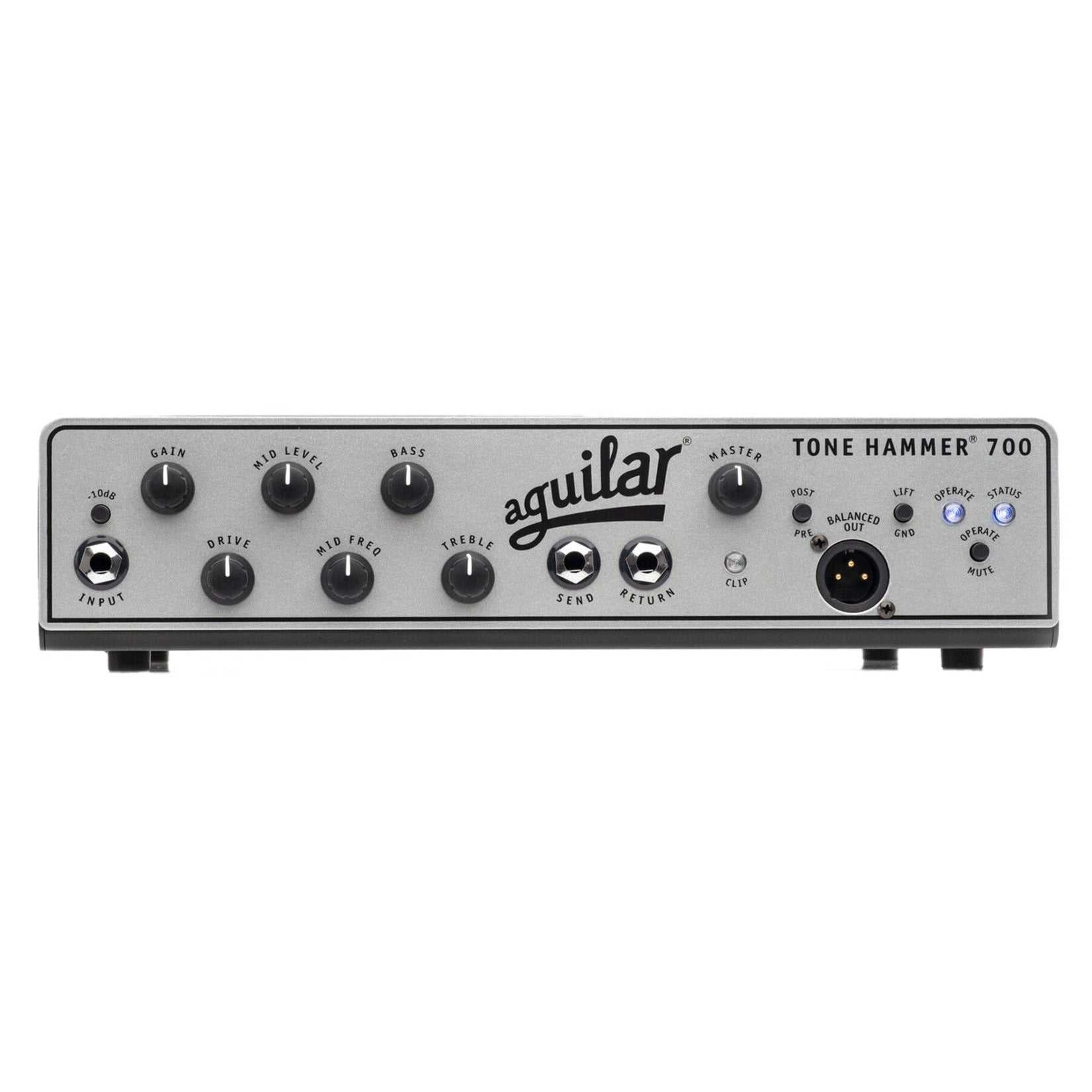 Aguilar Tone Hammer 700 Super Light Bass Amplifier, White | Zoso Music Sdn Bhd