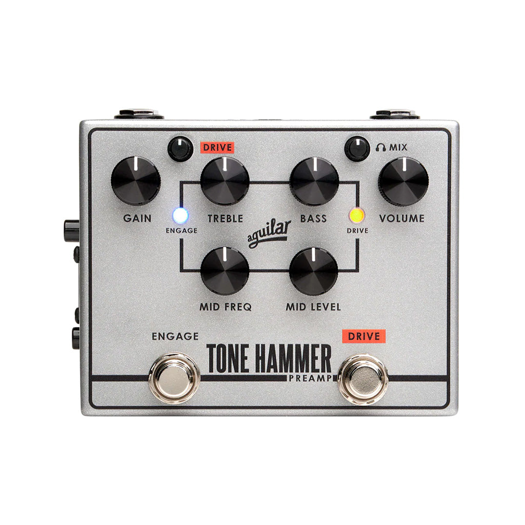 Aguilar Tone Hammer Preamp/Direct Box V2 Bass Guitar Effects Pedal | Zoso Music Sdn Bhd