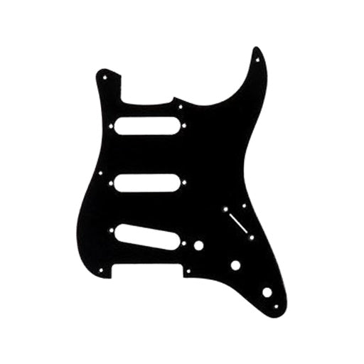 ALLPARTS PG-0550-023 Black Pickguard for Stratocaster® - 8 Hole | Zoso Music Sdn Bhd