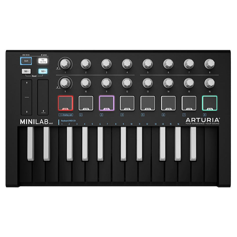  Arturia MiniLab Mk 2 USB Keyboard Controller INVERTED Edition Zoso Music