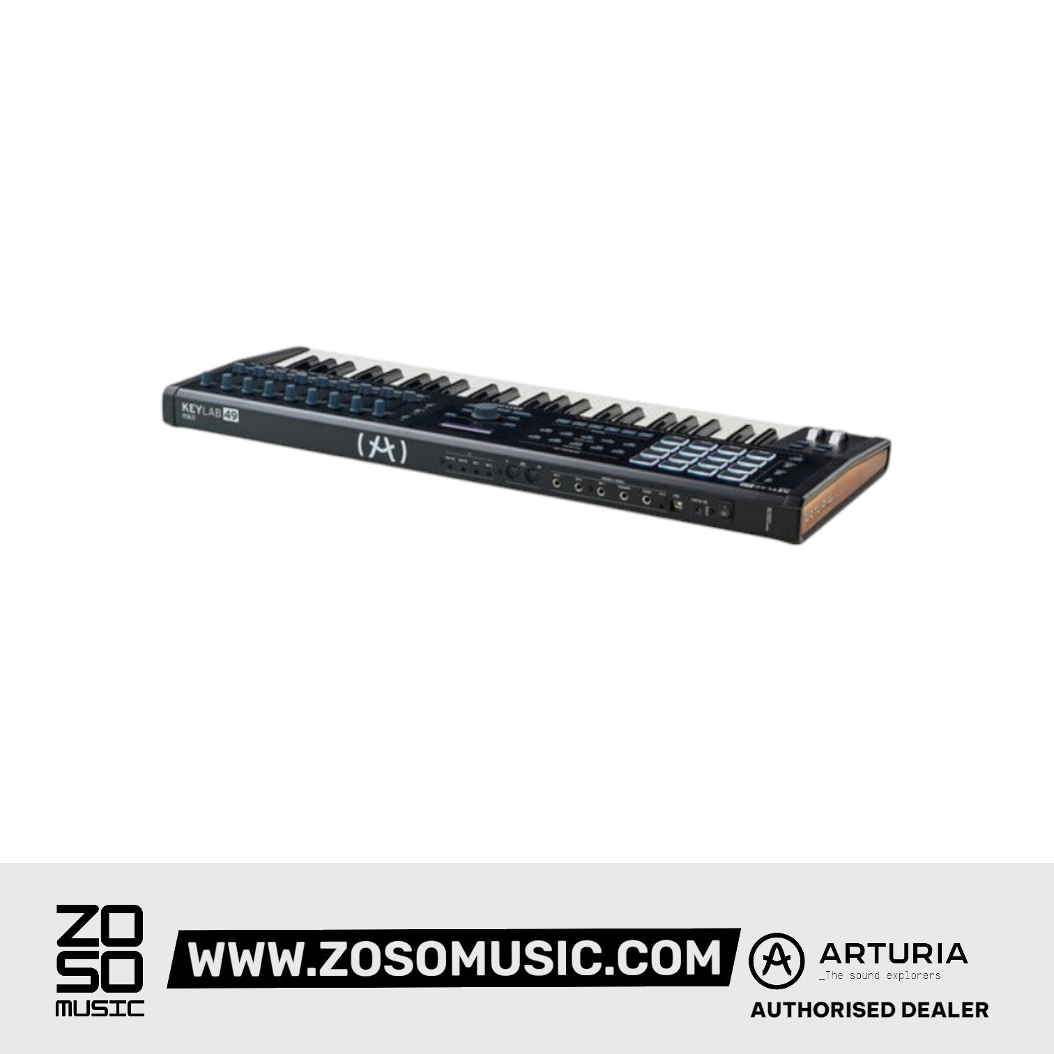 Arturia KeyLab mkII 49 Keyboard Controller - Black |  ARTURIA |  KEYBOARD-MIDI CONTROLLER |  Zoso Music