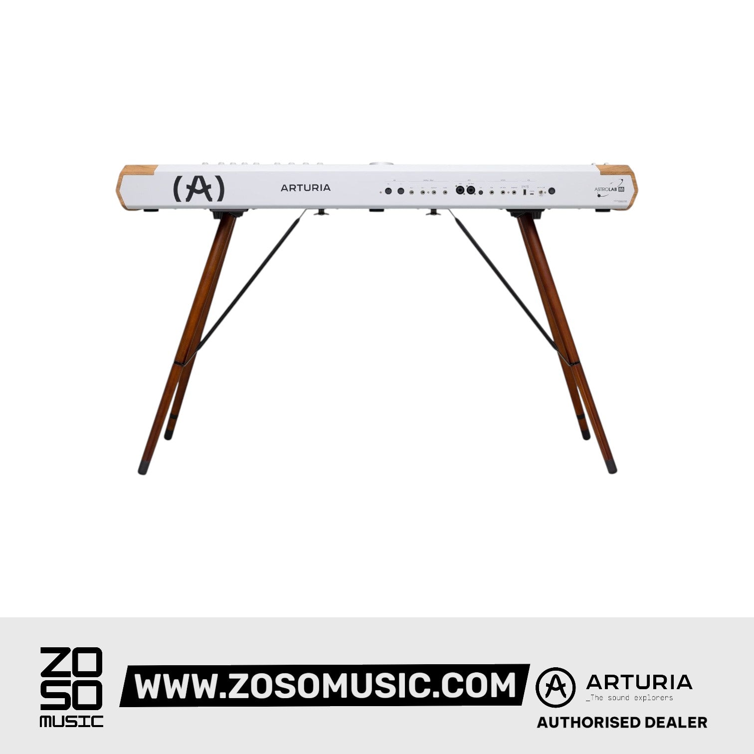 Arturia AstroLab 88 Hammer Action Stage Keyboard, White