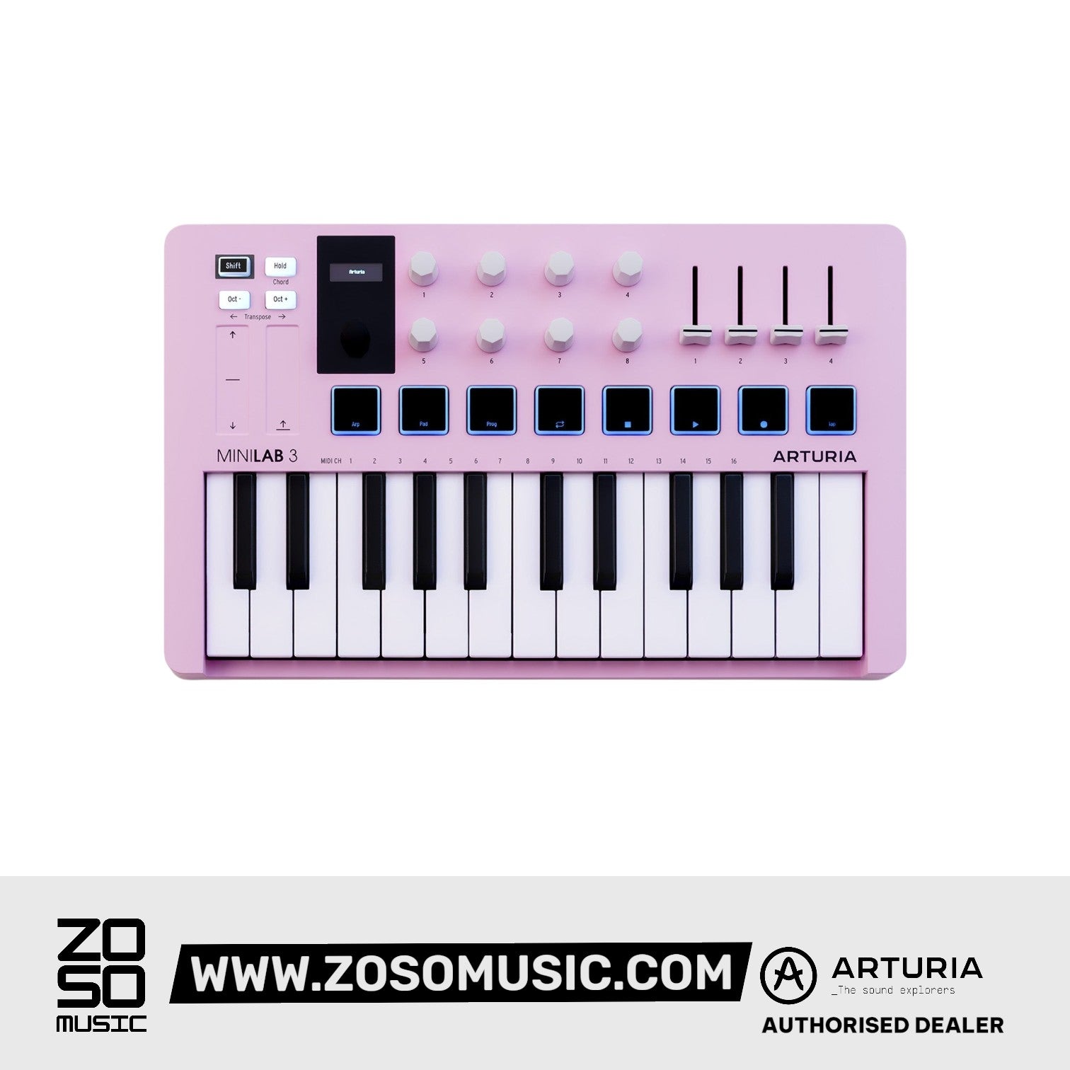 Arturia MiniLab Mk3 25 Slim-Key Controller