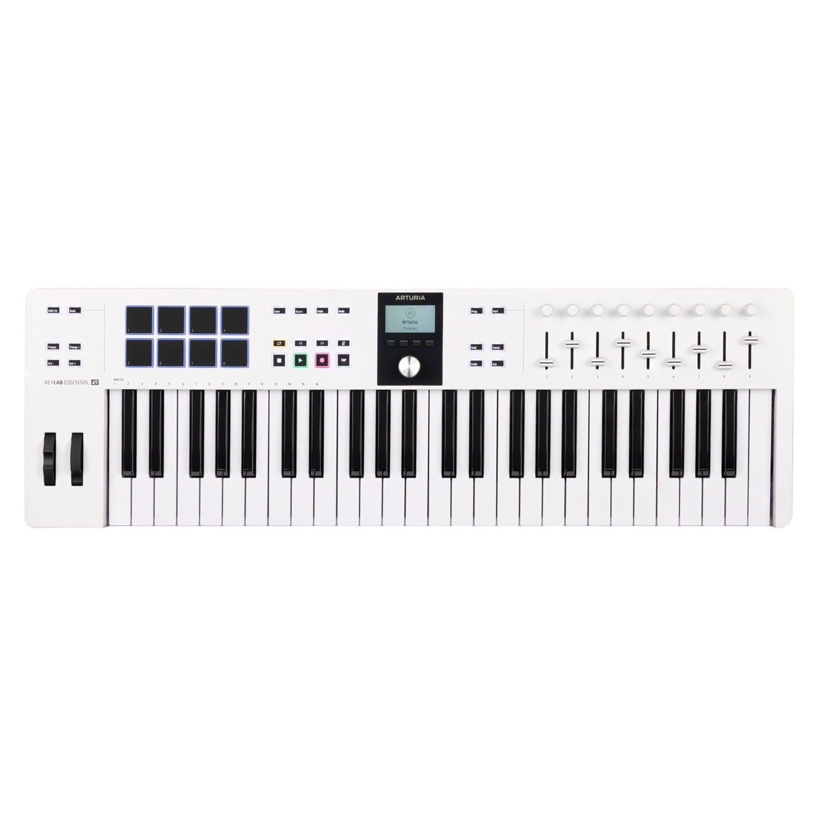 Arturia KeyLab Essential 49 MK3 Front View Zoso Music 