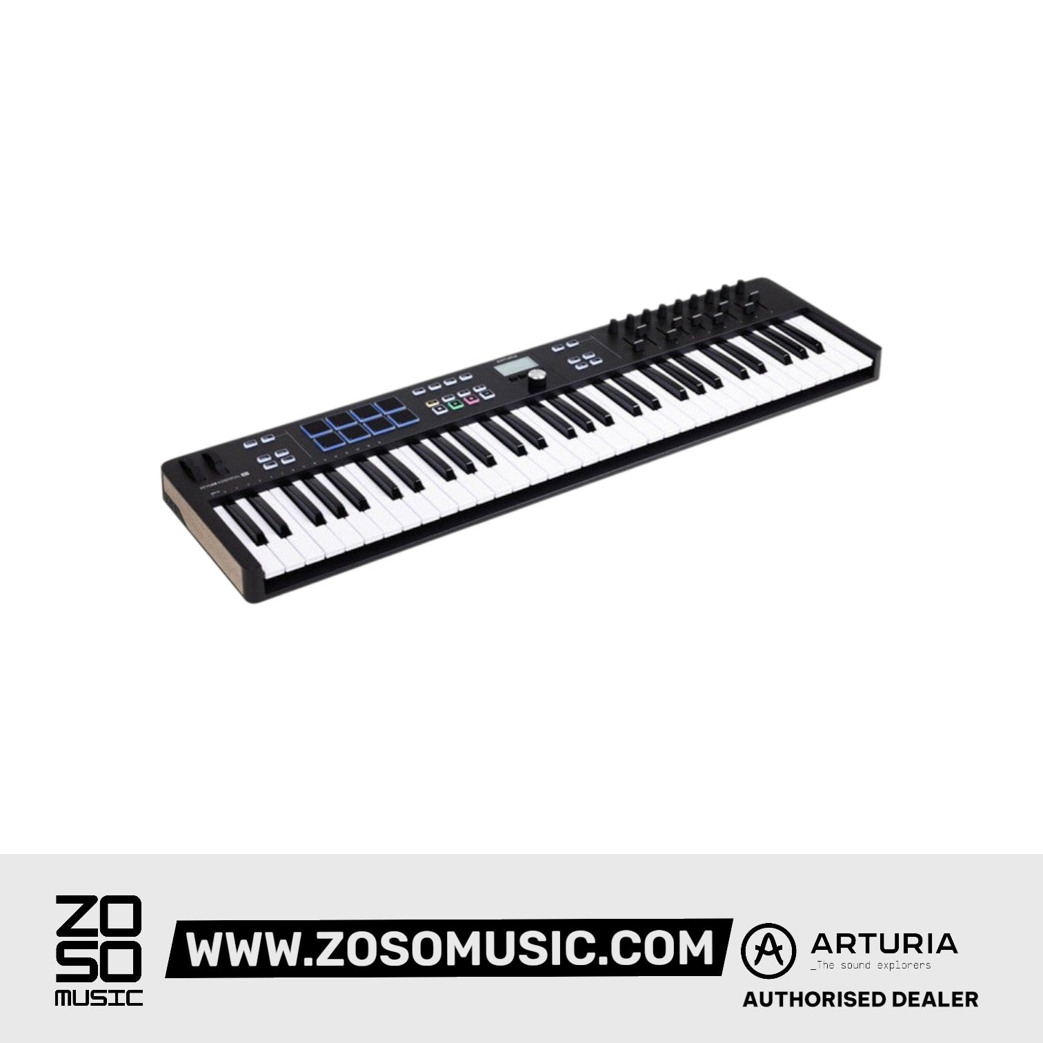 Arturia KeyLab Side View Zoso Music