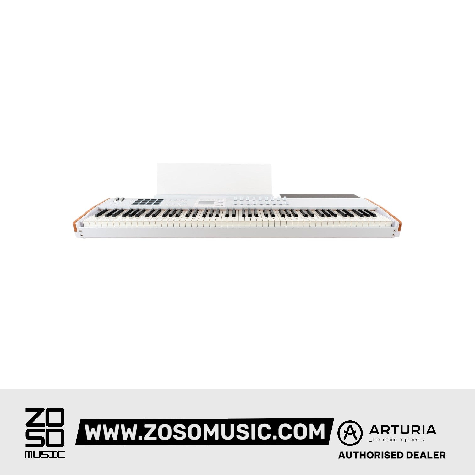 Arturia KeyLab 88 Mk3 88-Key Weighted Keyboard Controller, White |  ARTURIA |  KEYBOARD-MIDI CONTROLLER |  Zoso Music