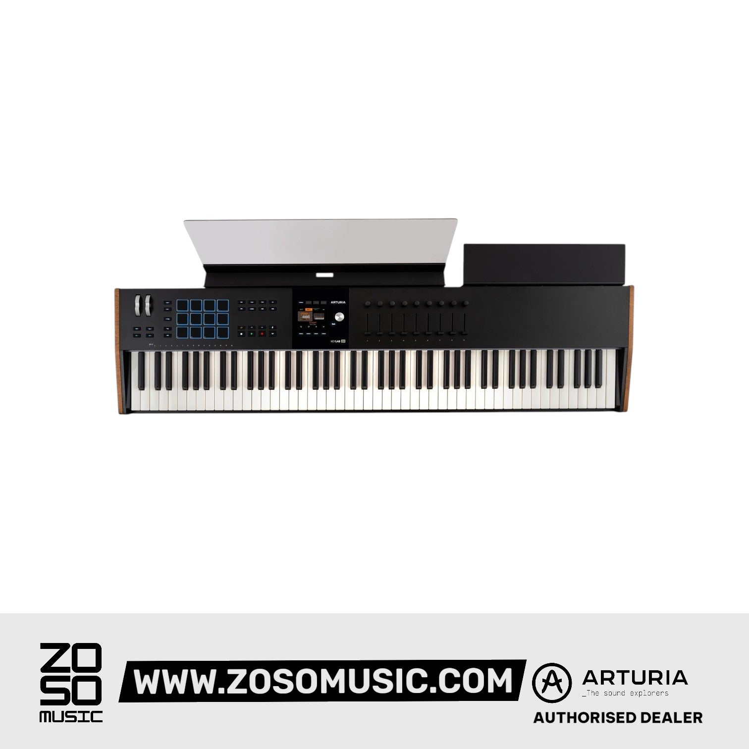 Arturia KeyLab 88 Mk3 88-Key Weighted Keyboard Controller, Black |  ARTURIA |  KEYBOARD-MIDI CONTROLLER |  Zoso Music