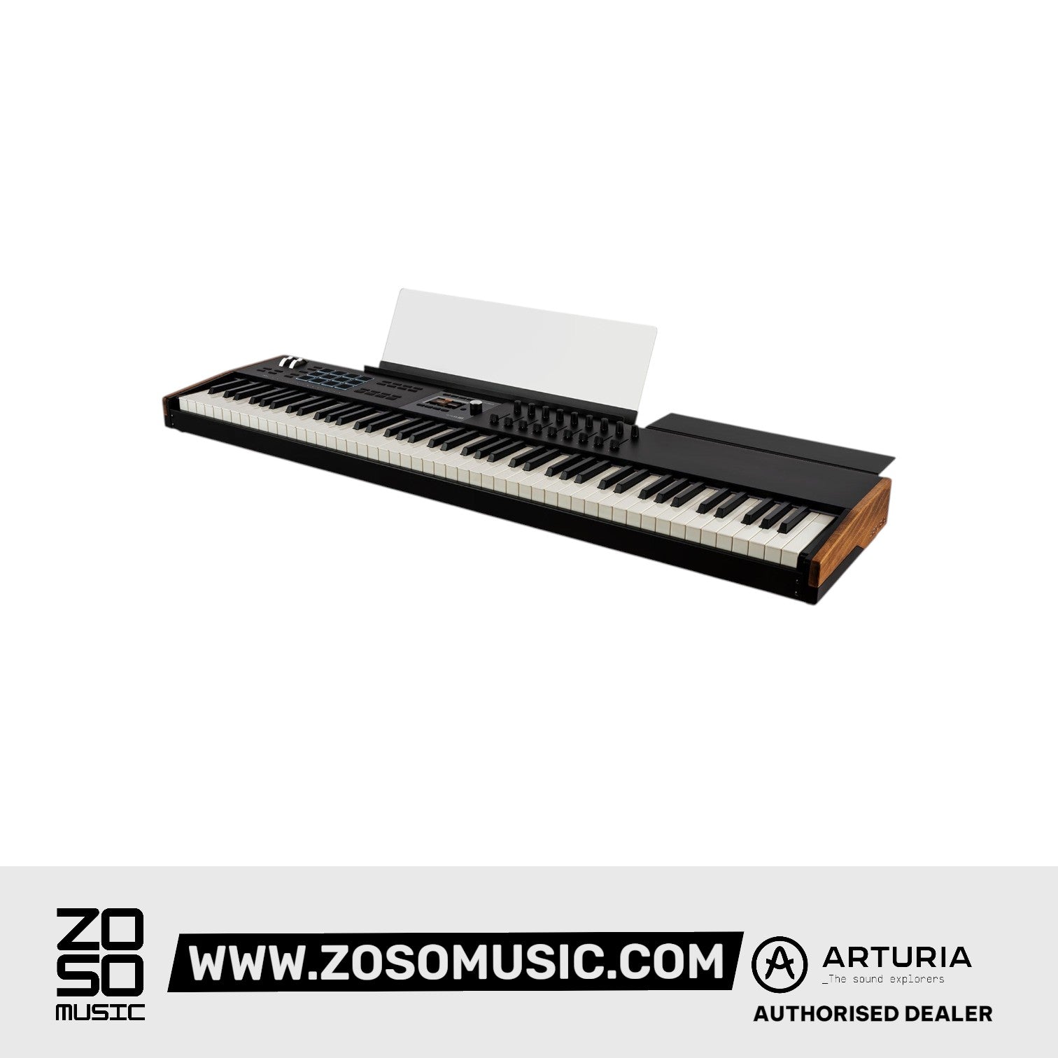 Arturia KeyLab 88 Mk3 88-Key Weighted Keyboard Controller, Black |  ARTURIA |  KEYBOARD-MIDI CONTROLLER |  Zoso Music