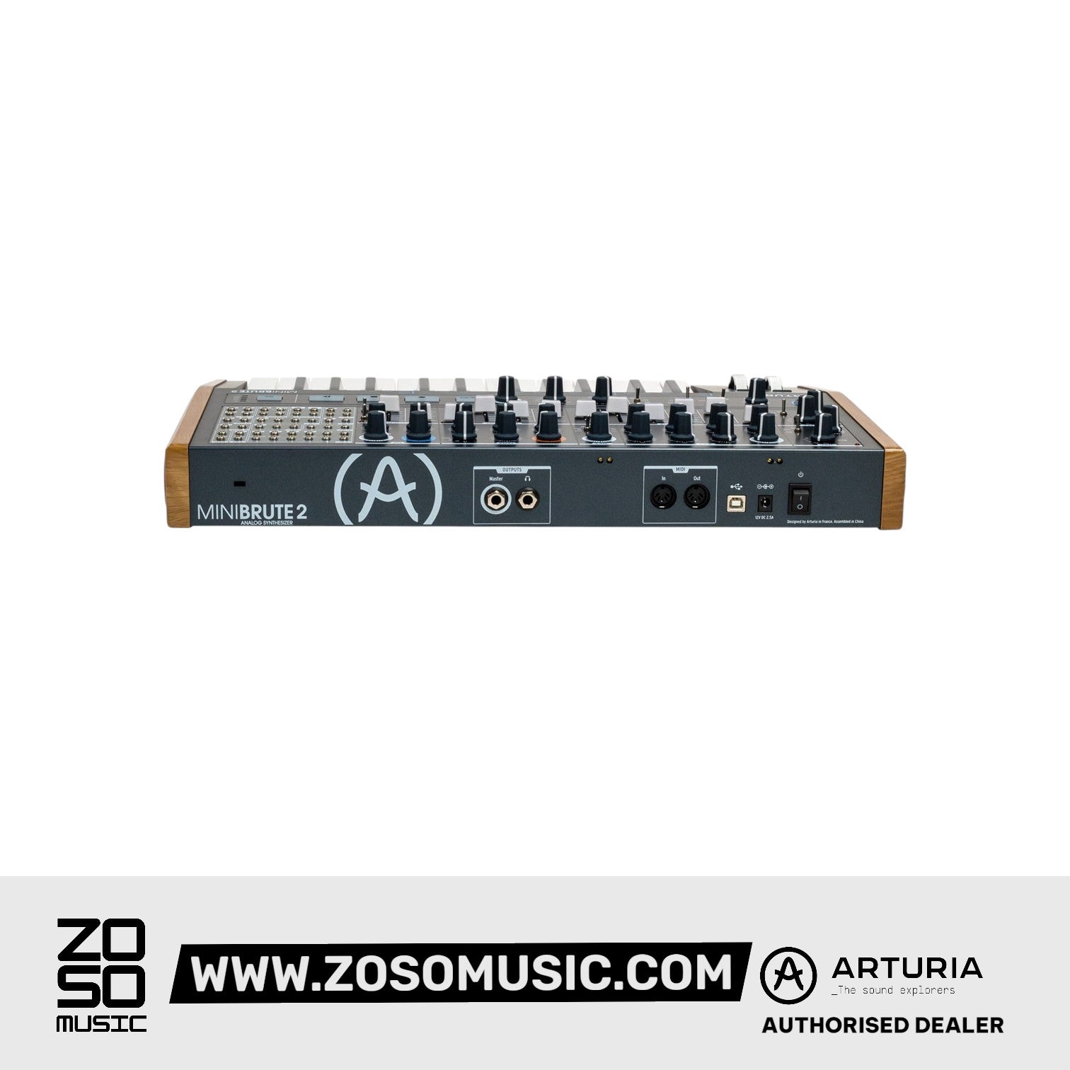 Arturia MiniBrute 2 Semi-modular Analog Synthesizer Zoso Music