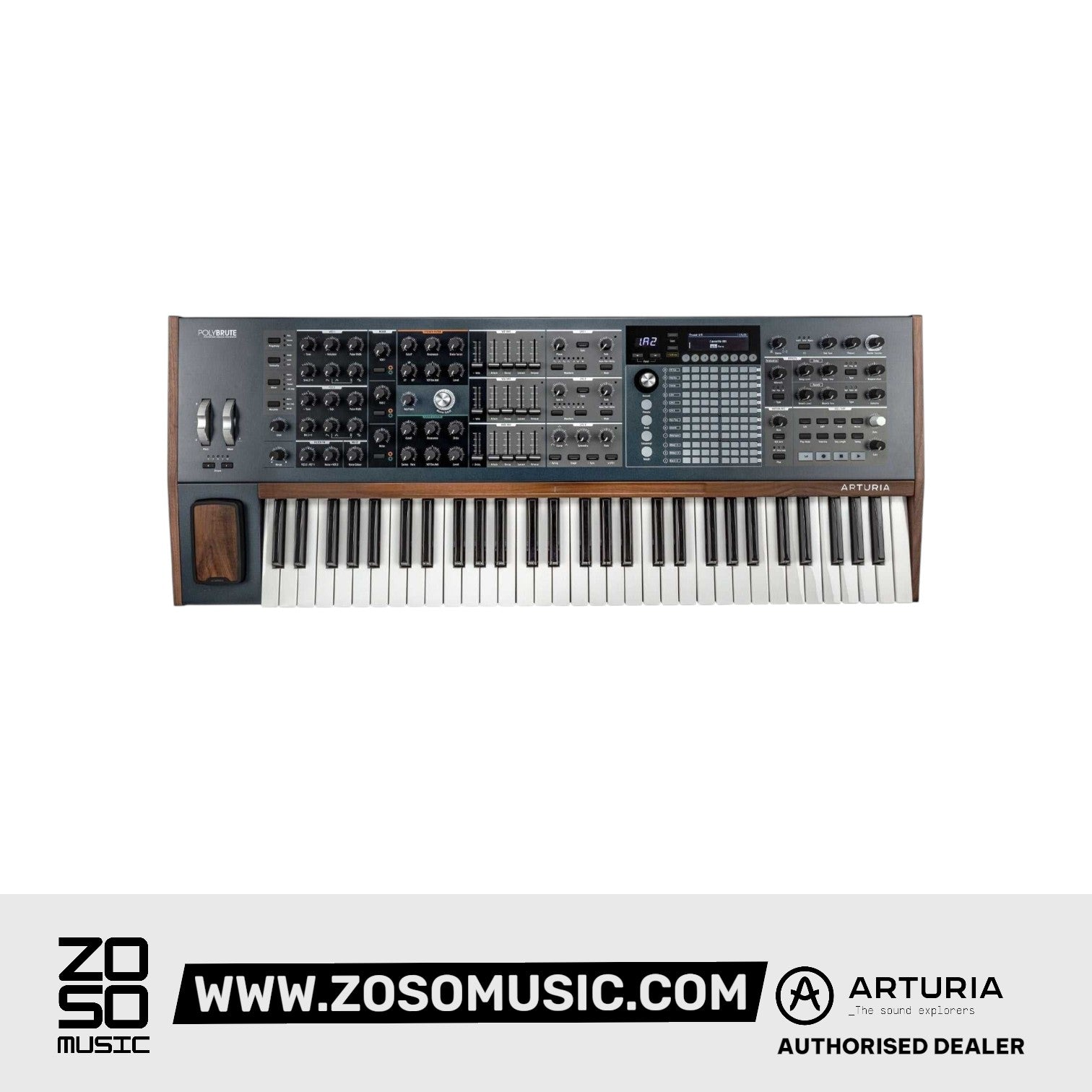 Arturia PolyBrute 6-Voice Polyphonic Morphing Analog Synthesizer Zoso Music