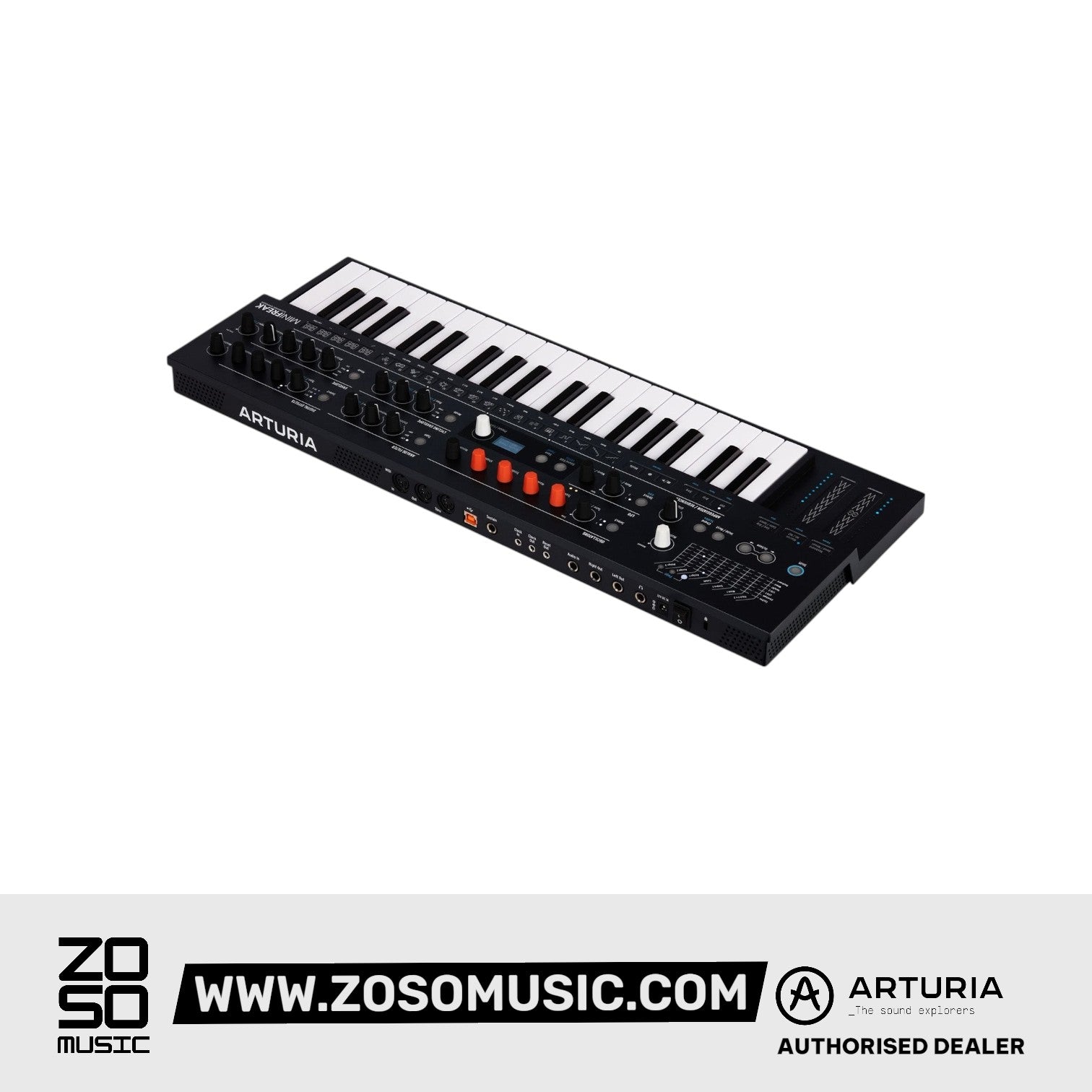 Arturia MiniFreak 37-key Hybrid Synthesizer Zoso Music