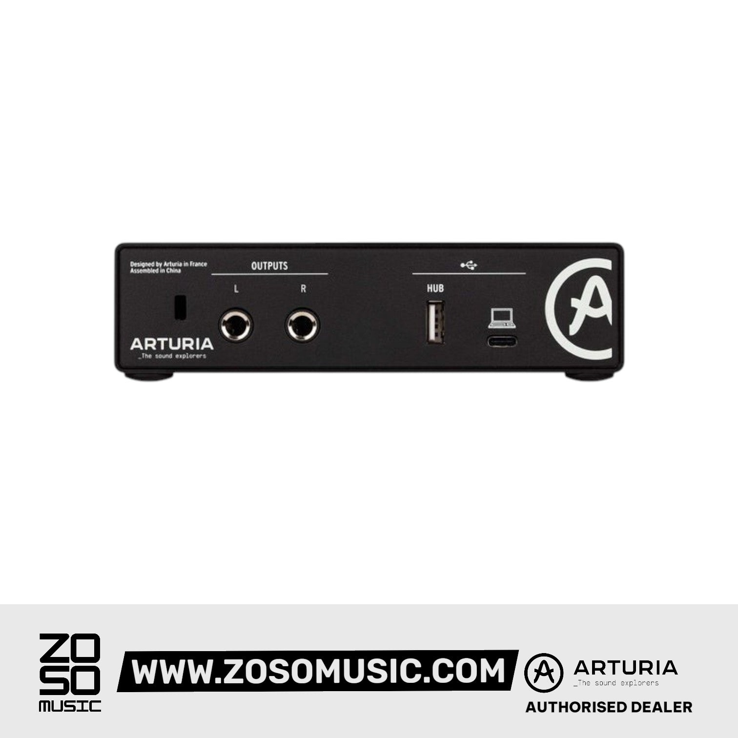 Arturia MiniFuse 1 USB-C Audio Interface, Black | ARTURIA , Zoso Music