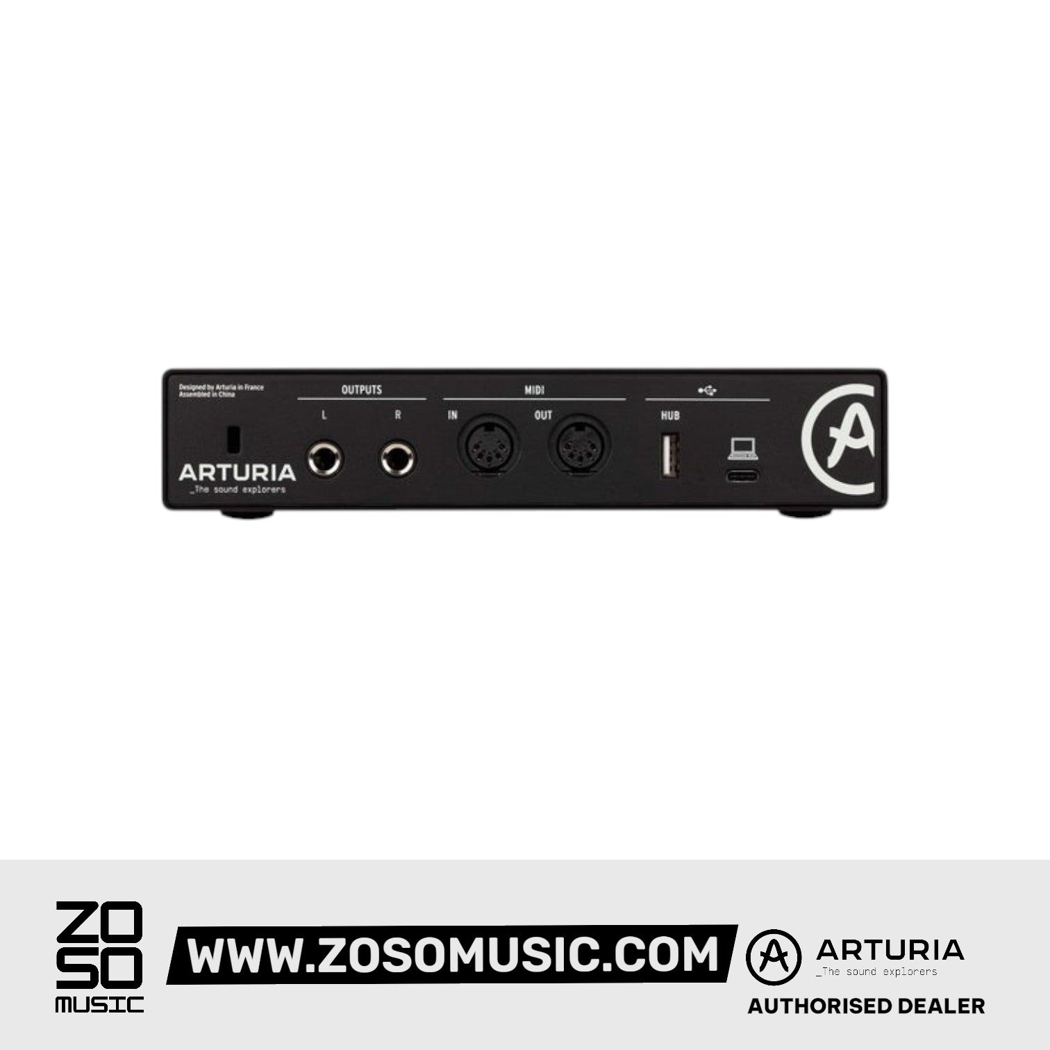 Arturia MiniFuse 2 USB-C Audio Interface, Black | ARTURIA , Zoso Music