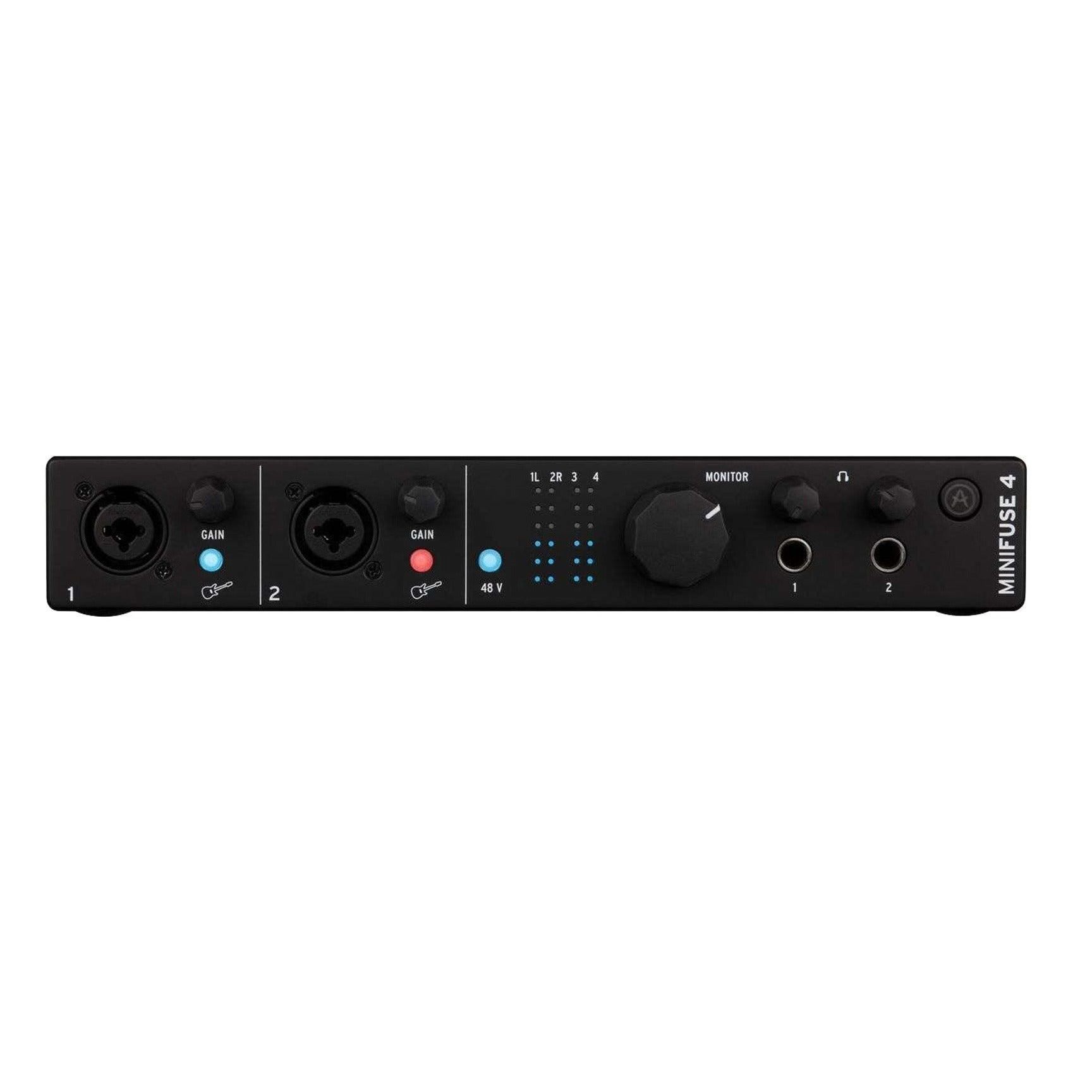 Arturia MiniFuse 4 USB-C Audio Interface - Black Zoso Music