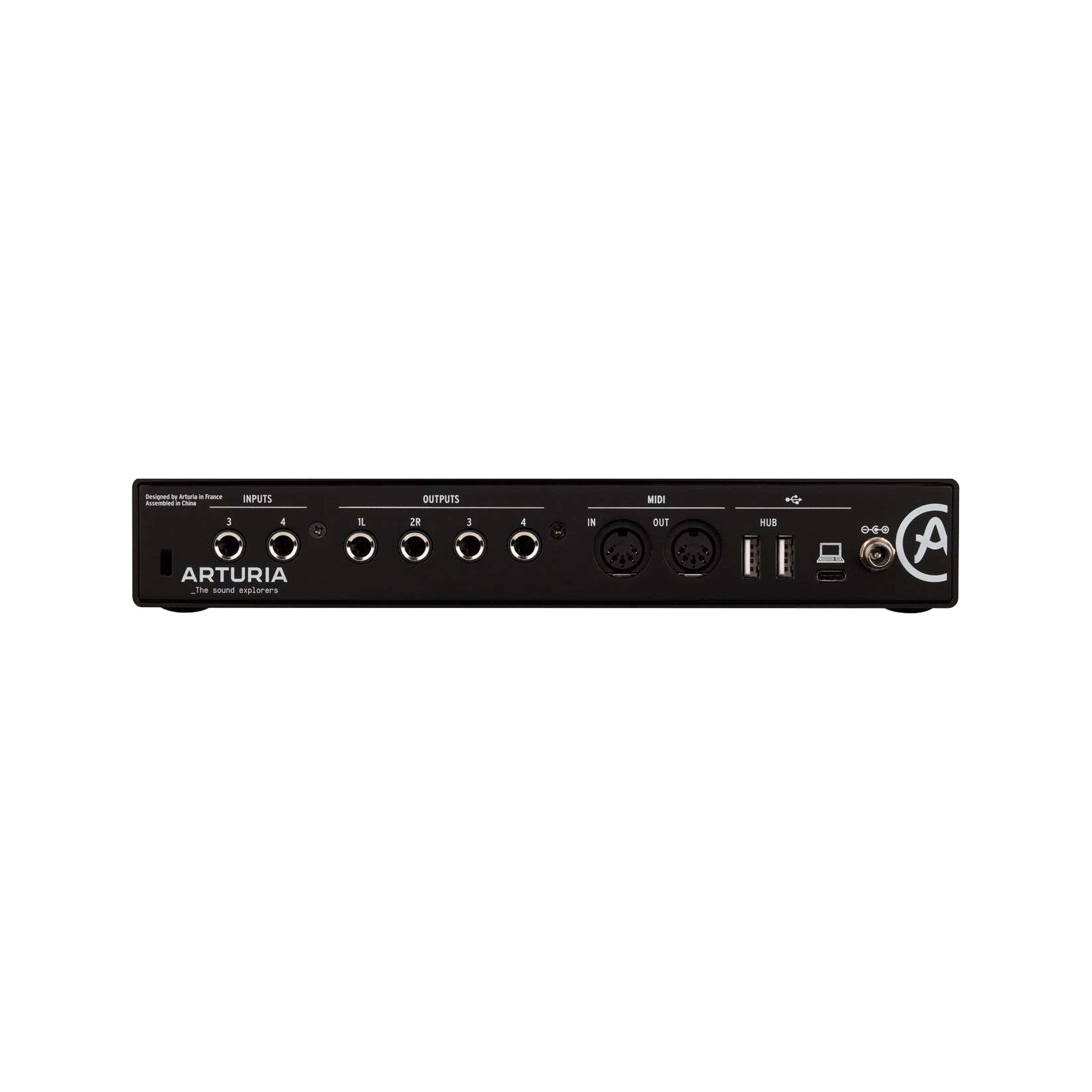 Arturia MiniFuse 4 USB-C Audio Interface - Black Zoso Music