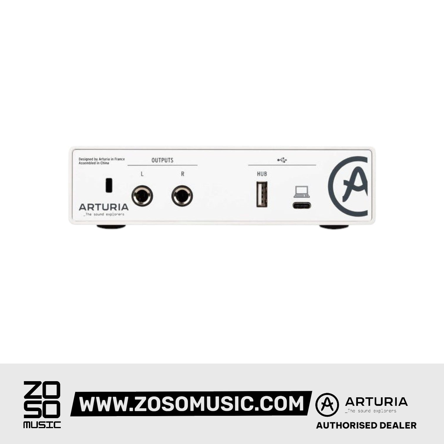 Arturia MiniFuse 1 USB-C Audio Interface, White | ARTURIA , Zoso Music