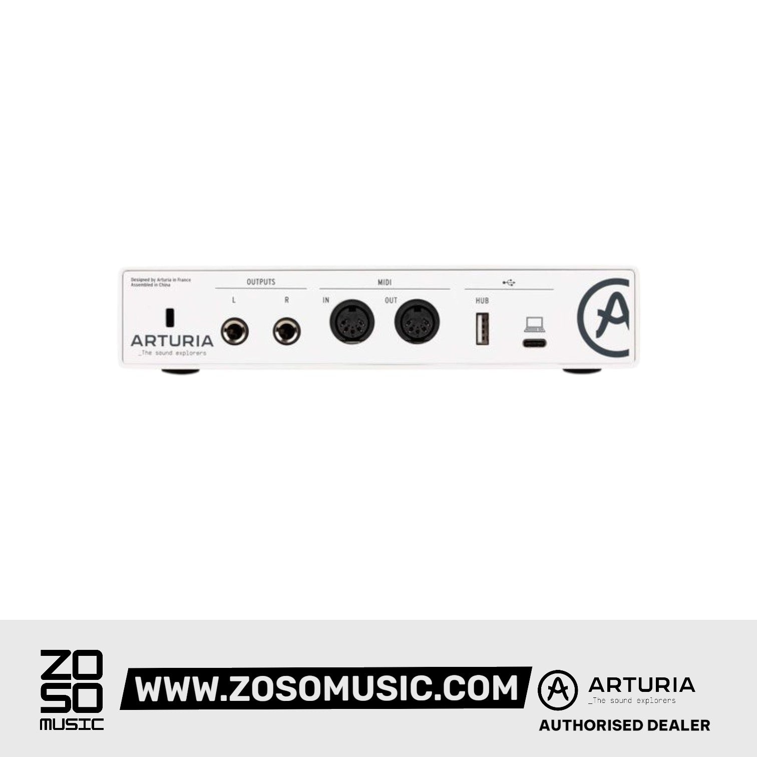 Arturia MiniFuse 2 USB-C Audio Interface, White | ARTURIA , Zoso Music