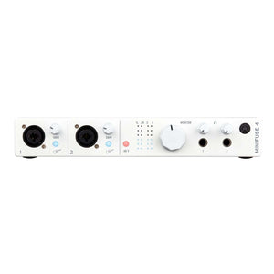 Arturia MiniFuse 4 USB-C Audio Interface - White Zoso Music
