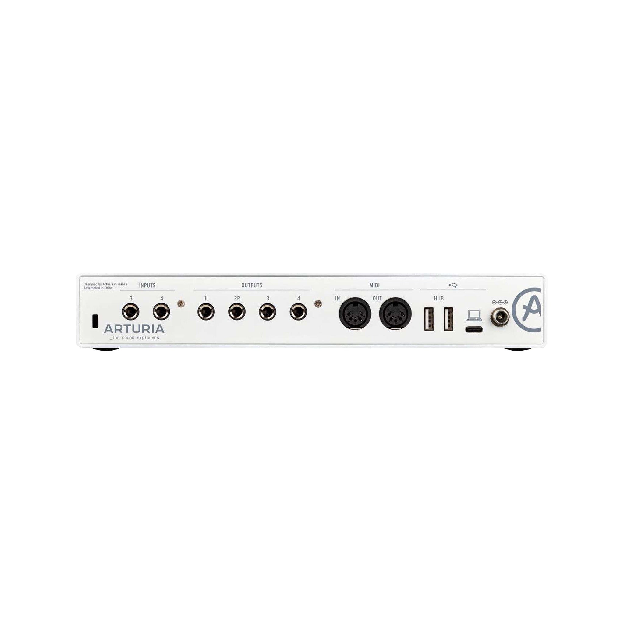 Arturia MiniFuse 4 USB-C Audio Interface - White Zoso Music